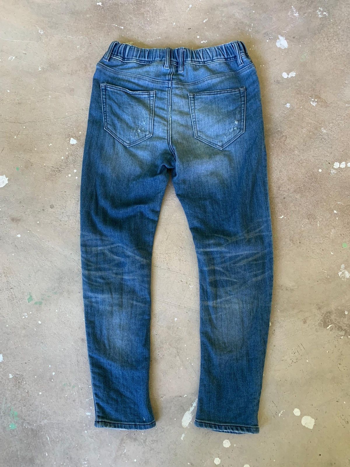 MOUSSY AZUL by Moussy Distressed Drawstring Denim Size US 28 / EU 44 - 10 Thumbnail