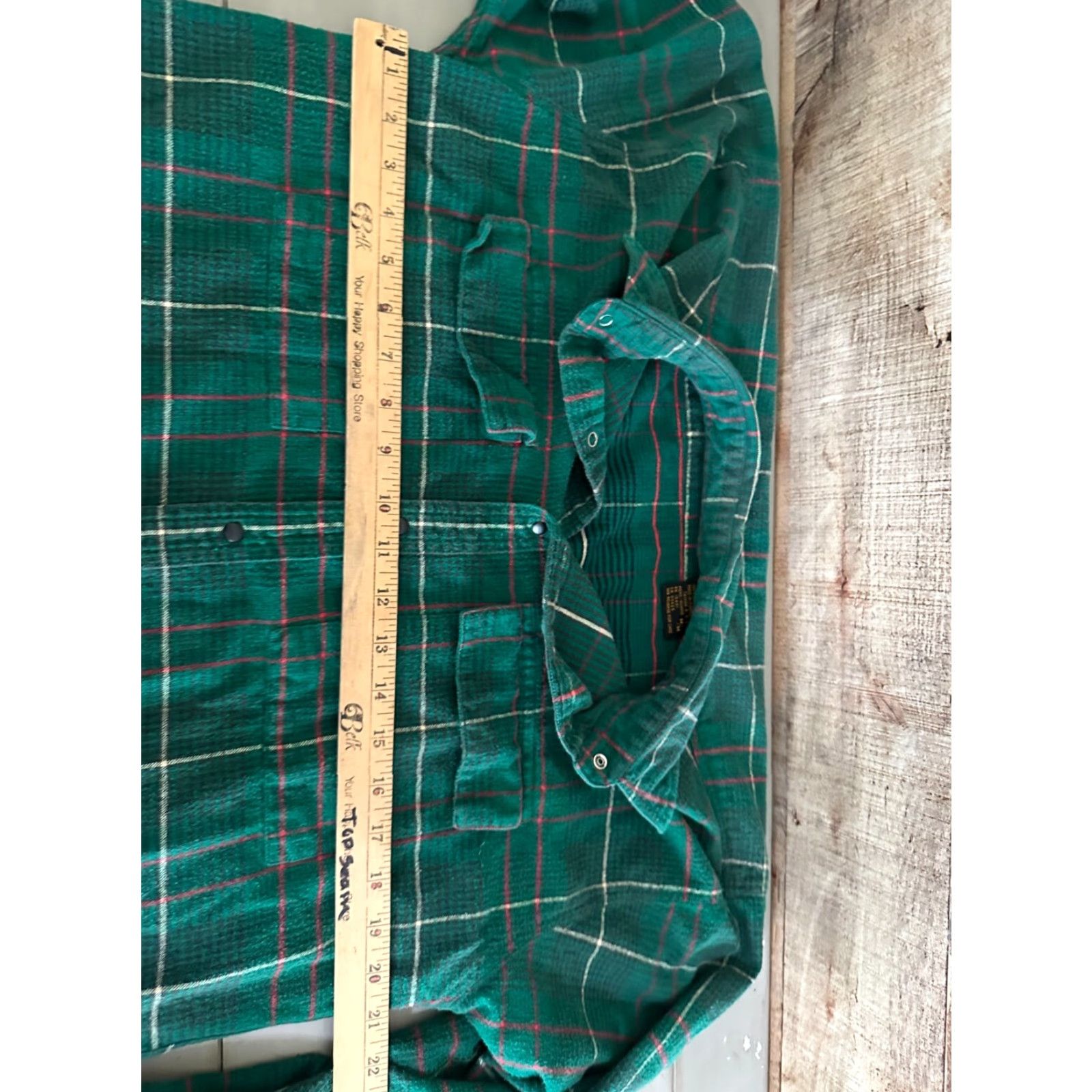 Eddie Bauer Eddie Bauer Mens Shirt Medium Green Plaid Pocketed Long Sleeve Cotton Flannel Shirt Size US M / EU 48-50 / 2 - 5 Thumbnail