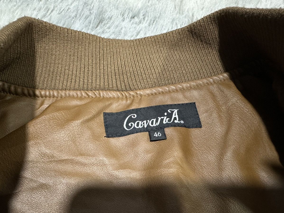 Japanese Brand 🔥Sick Y2K Cavaria Ma-1 Bomber Faux Leather Jacket Goth Punk Size US L / EU 52-54 / 3 - 5 Thumbnail