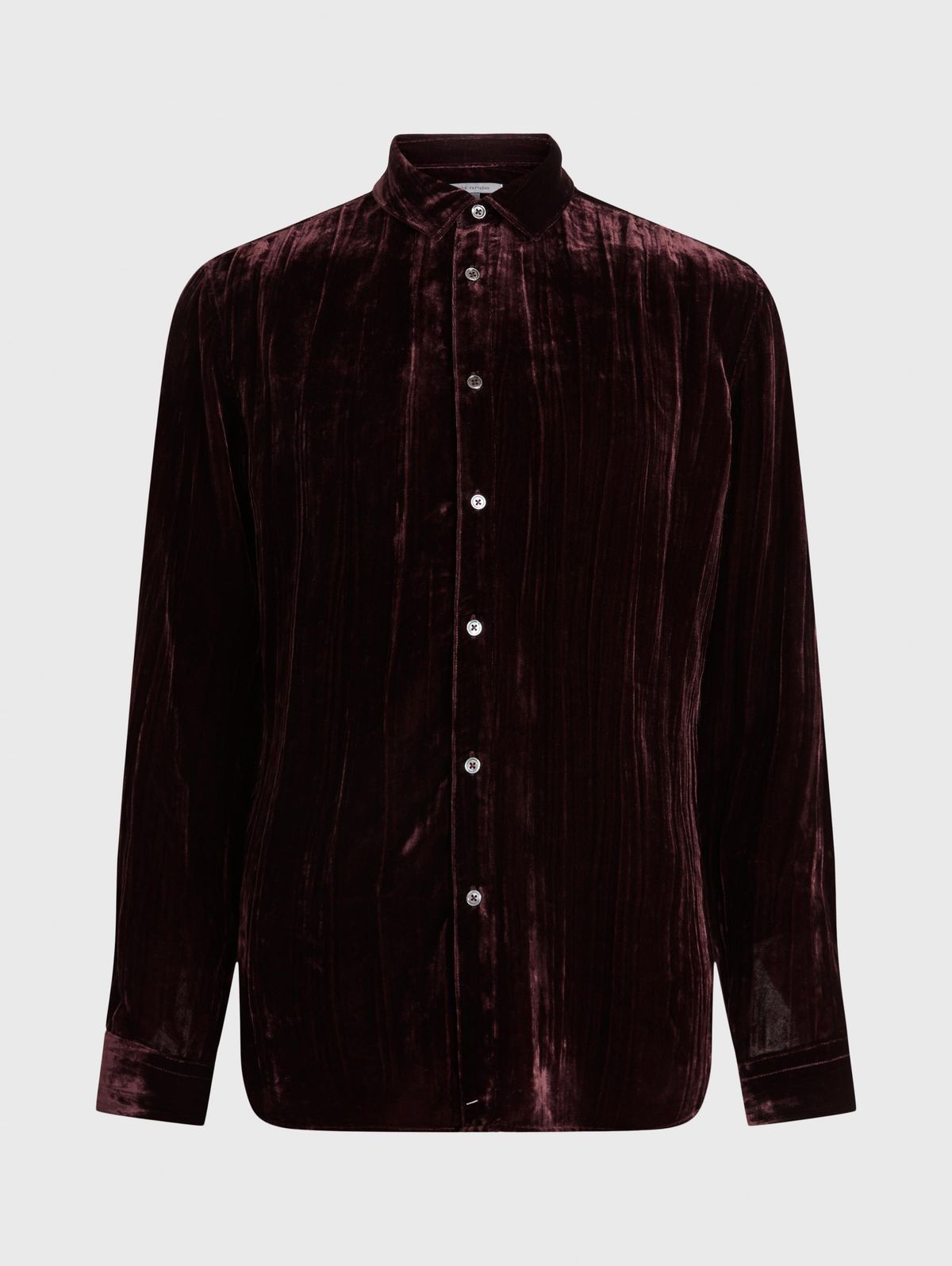 John Varvatos Crinkled Velvet slim Shirt large Size US L / EU 52-54 / 3 - 3 Thumbnail