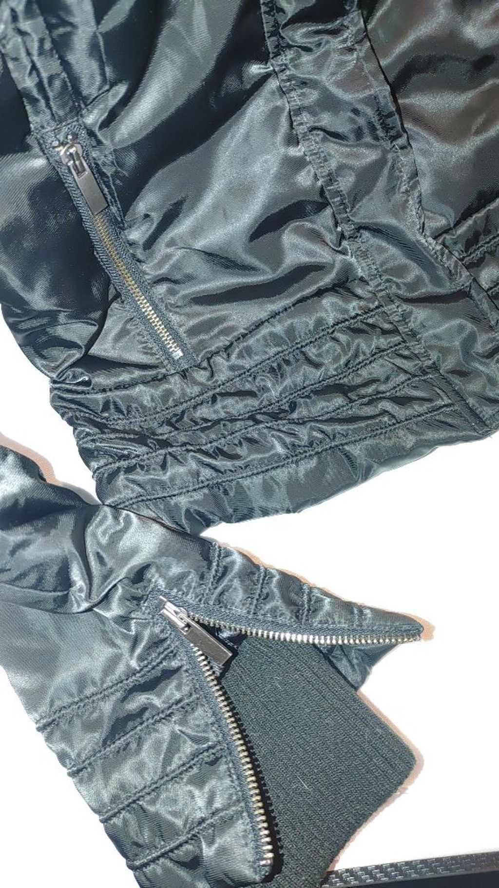 Blanc Noir Blanc Noir Moto Aviator Quilted Jacket w. Faux Fur Size XL Size XL / US 12-14 / IT 48-50 - 3 Thumbnail