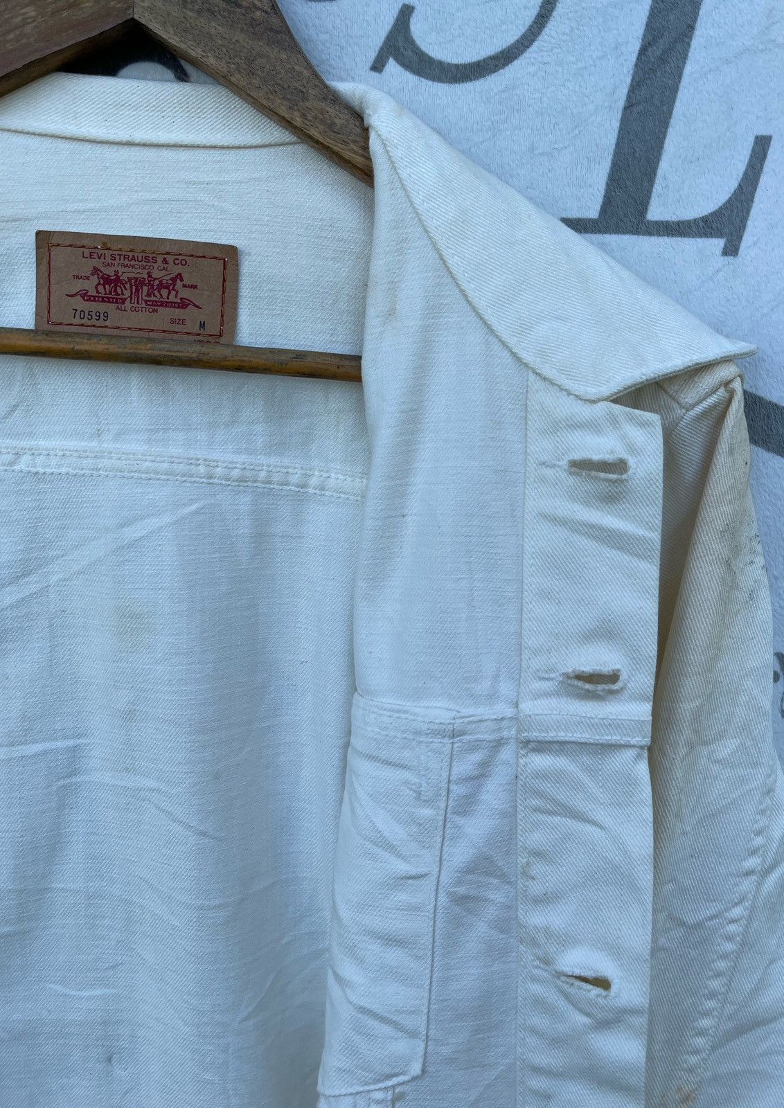 Levi's 🔥Vintage Levi's Denim Trucker Jacket Size US M / EU 48-50 / 2 - 17 Thumbnail