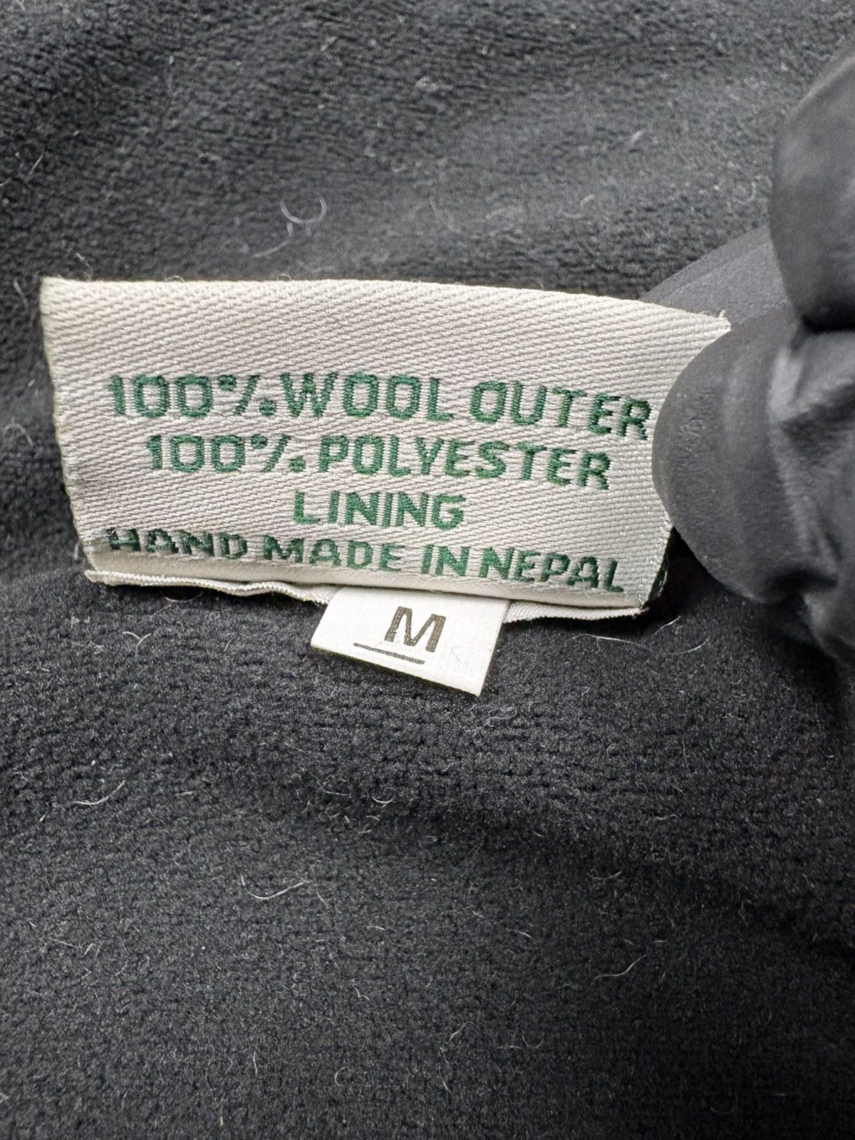 Handmade Pachamama Hand Knit Wool Fleece Lined Nordic Zip Jacket M Size M / US 6-8 / IT 42-44 - 9 Thumbnail