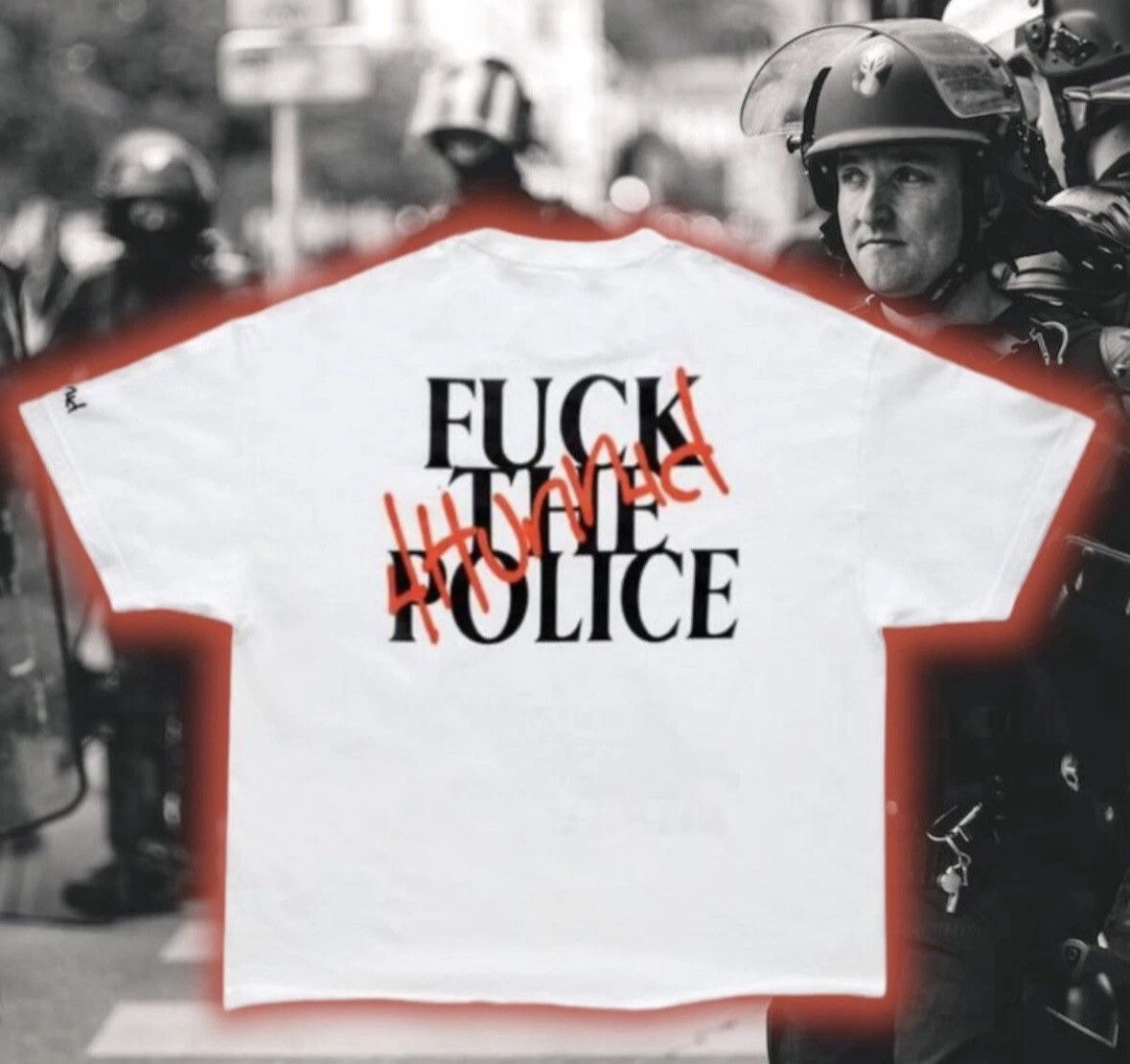 4HUNNID 🆕 4hunnit Fawk Da Police🖕🏾👮🏿 Klu Klutz Kops🚔 tee Size US M / EU 48-50 / 2 - 3 Thumbnail