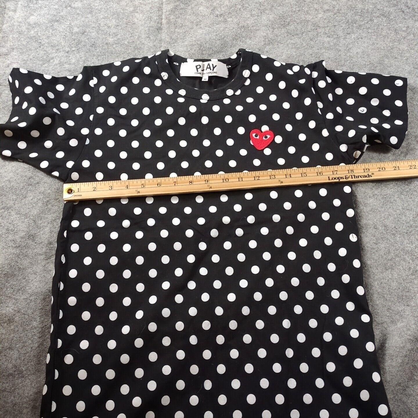 Comme des Garcons Comme Des Garçons Play polka dot-print Short Sleeve T Shirt Size US M / EU 48-50 / 2 - 6 Thumbnail
