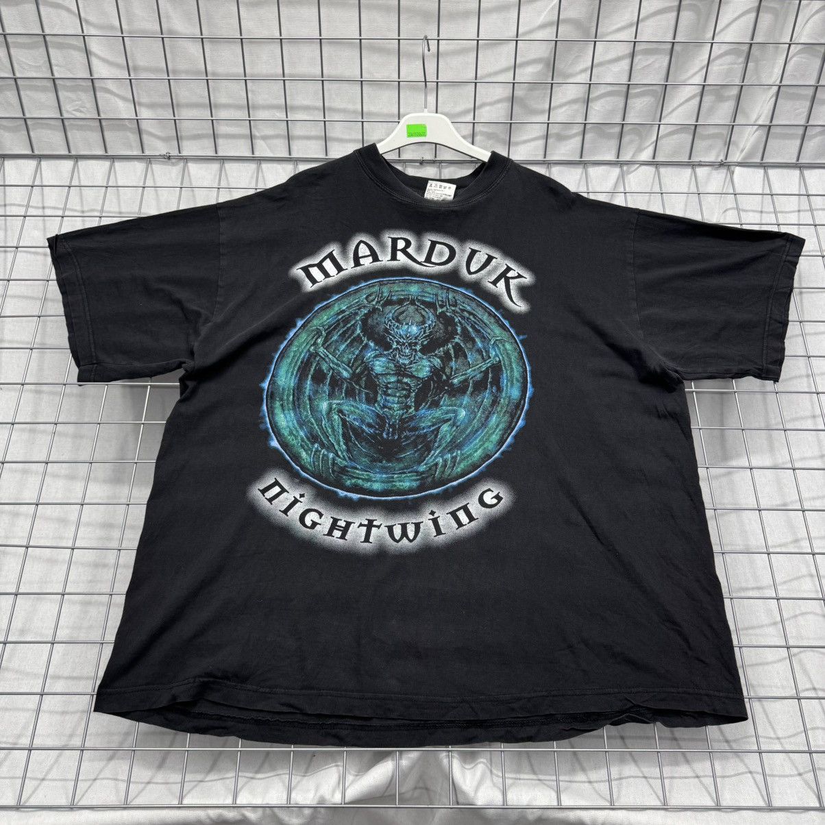 Vintage Vintage Marduk Nightwing 1998 Black Metal Band Tee Trashed Size US XL / EU 56 / 4 - 11 Thumbnail
