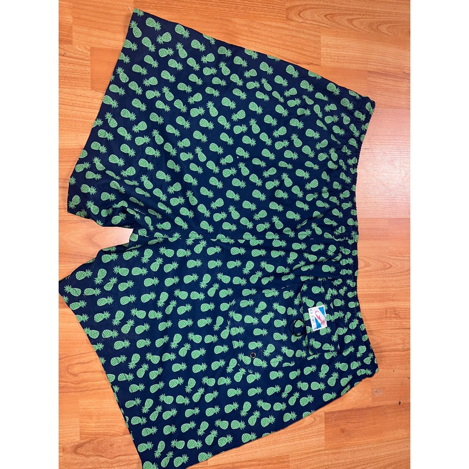 Vintage Bermies Pineapple Swim Shorts Trunks Pineapples Fruit 3.0 2X Size US 38 / EU 54 - 7 Thumbnail