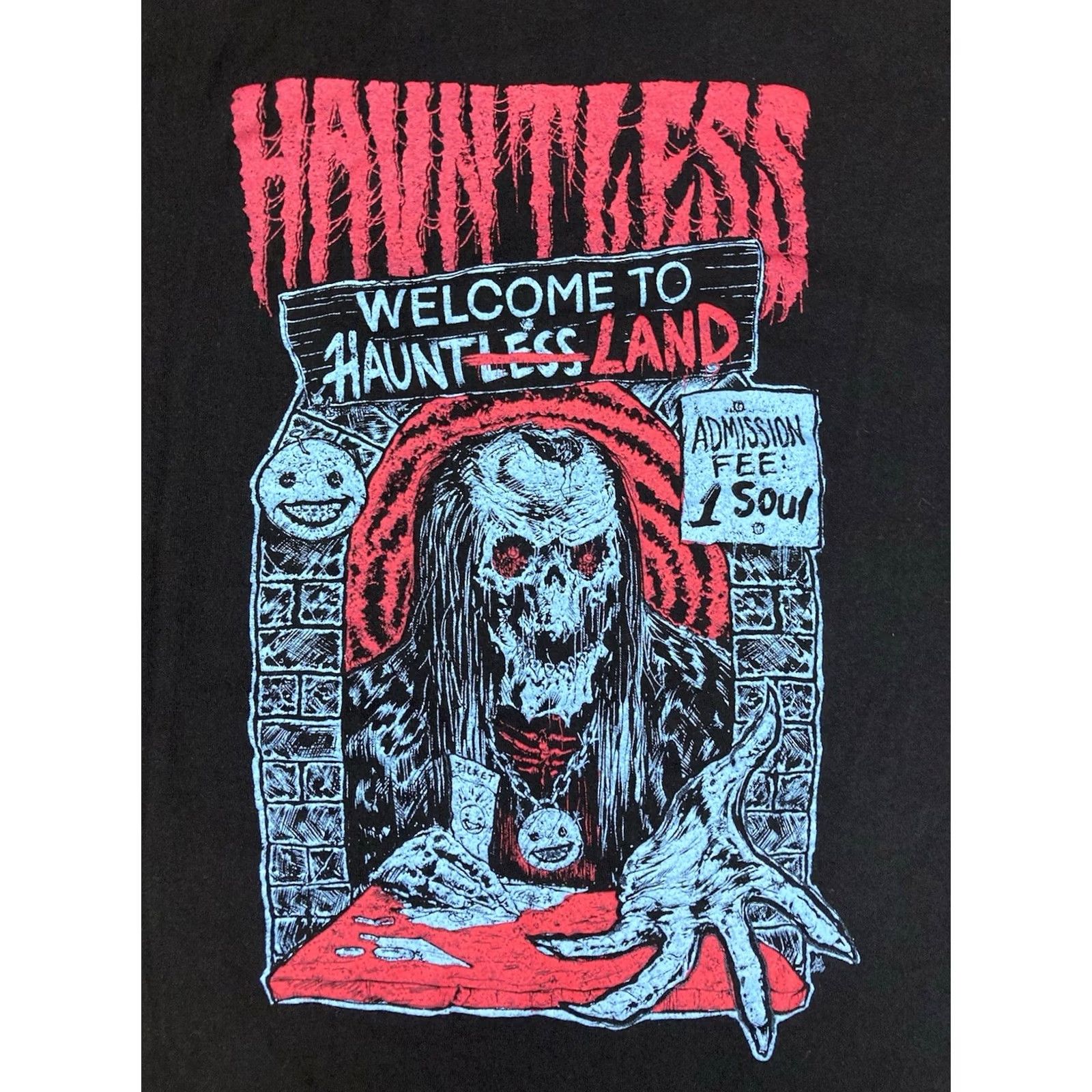 Vintage VINTAGE? Hauntless Welcome To Haunt Land Graphic T-shirt Men L Black Size US L / EU 52-54 / 3 - 2 Thumbnail