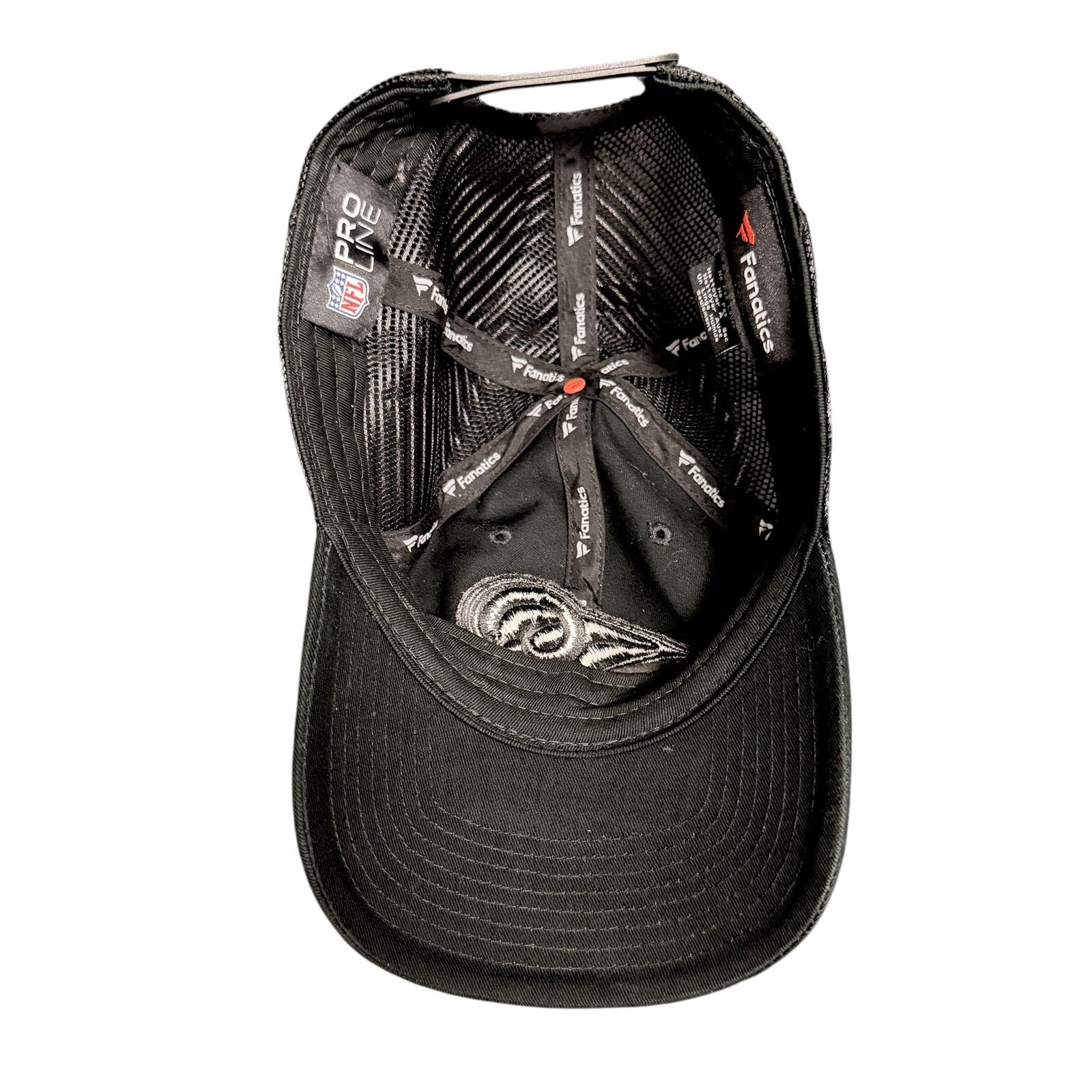NFL LA Rams Triple Black NFL Pro Line Trucker Mesh Snapback Hat Size ONE SIZE - 5 Thumbnail