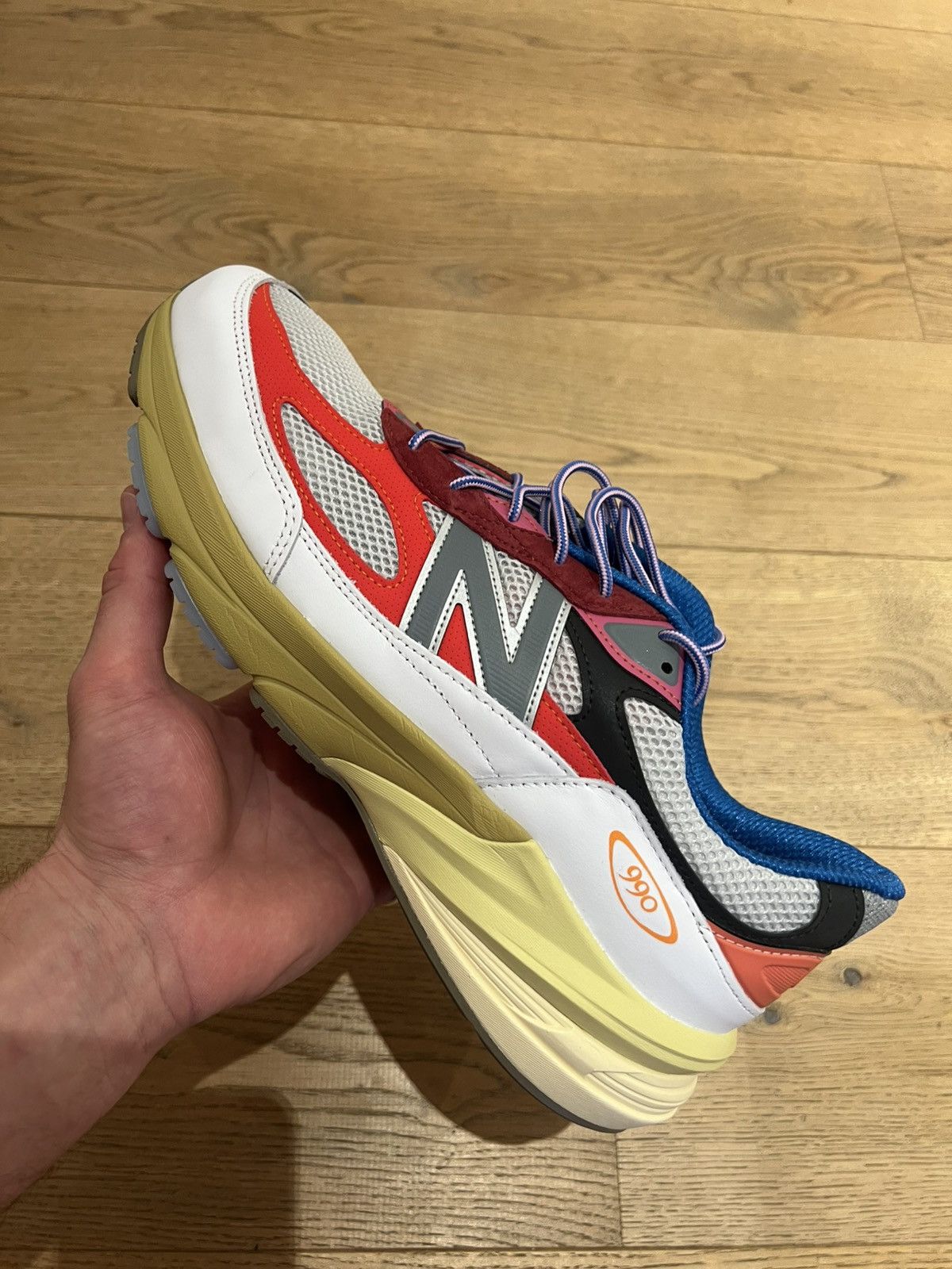 Action Bronson × New Balance 990 v6 Made in U.S.A. Action Bronson "Untitled" Size US 12.5 / EU 45-46 - 7 Thumbnail
