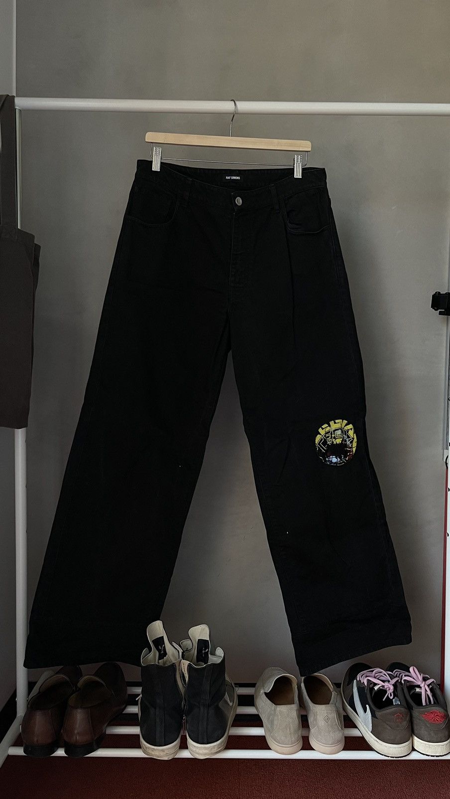 image of Aw21 Raf Simons Denim Workwear in Black, Men's (Size 30)