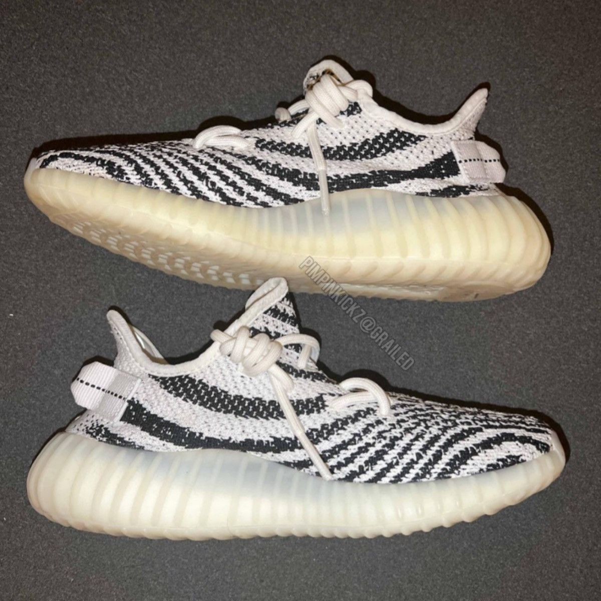 Yeezy zebra size 5.5 hotsell