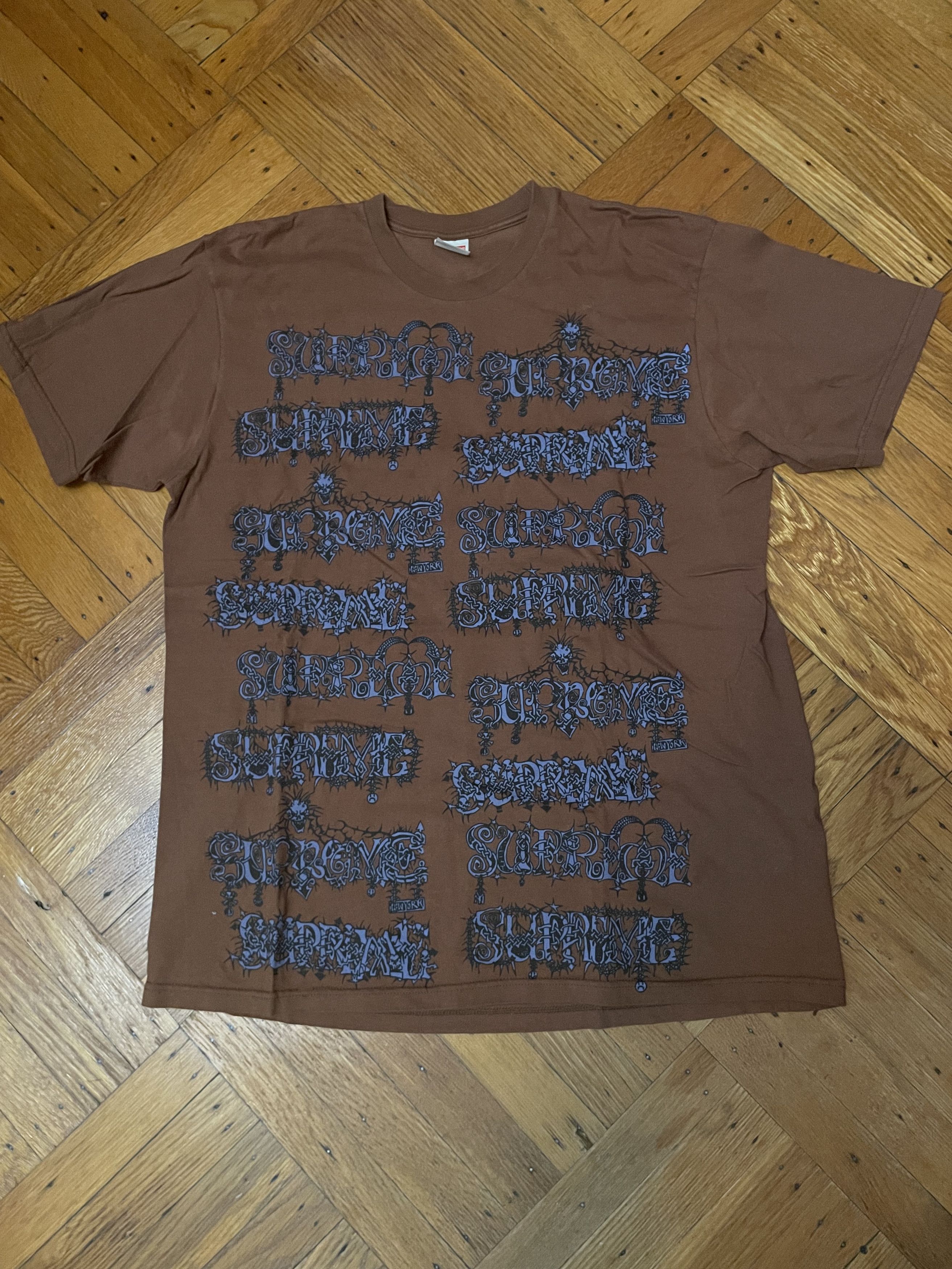 Supreme x Wombat Tee Brown