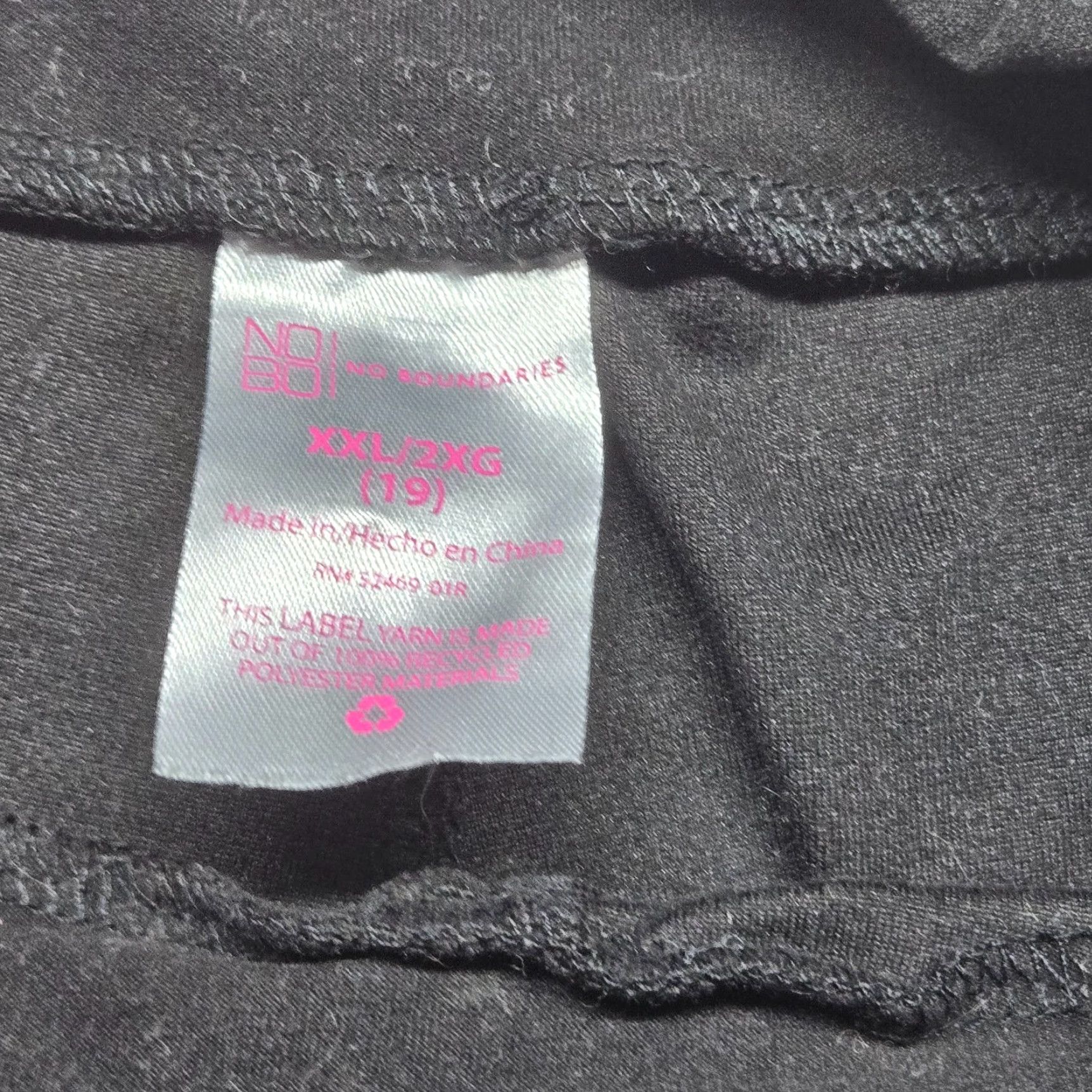 Vintage VINTAGE Nobo Solid Black Flare Sweatpants Women 2XL Plus Size 90s Fashion Size 40" / US 18 - 3 Thumbnail