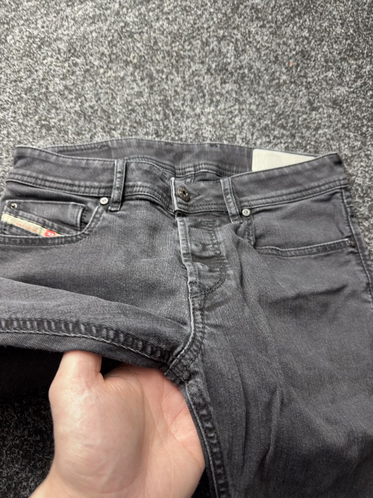 Diesel 00s Diesel Sleenker Black Jeans Slim Skinny Stretch Denim Size US 29 - 9 Thumbnail
