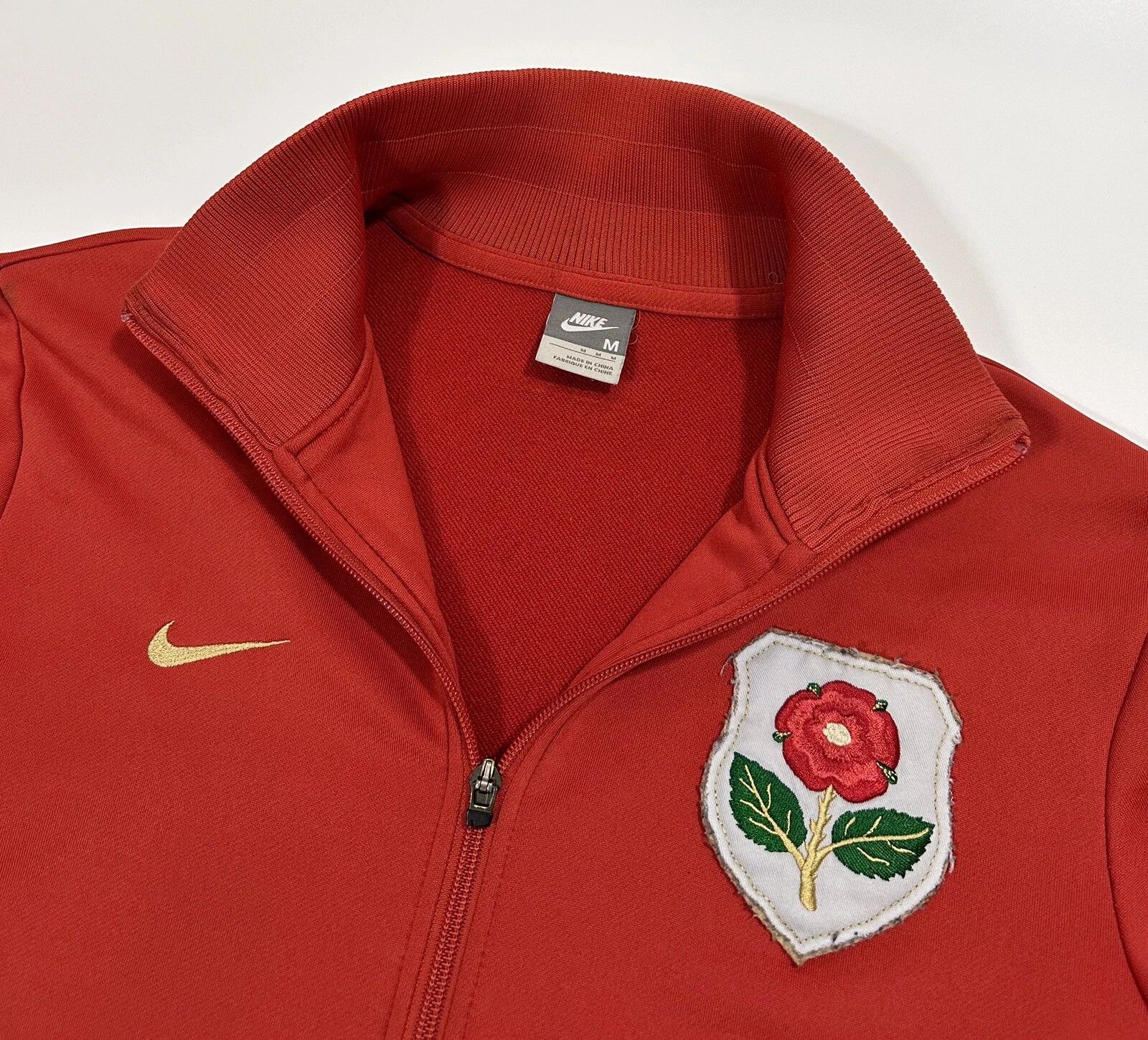 Nike Manchester United 1909 FA Cup Rose Track Top Size M Red Size US M / EU 48-50 / 2 - 5 Thumbnail