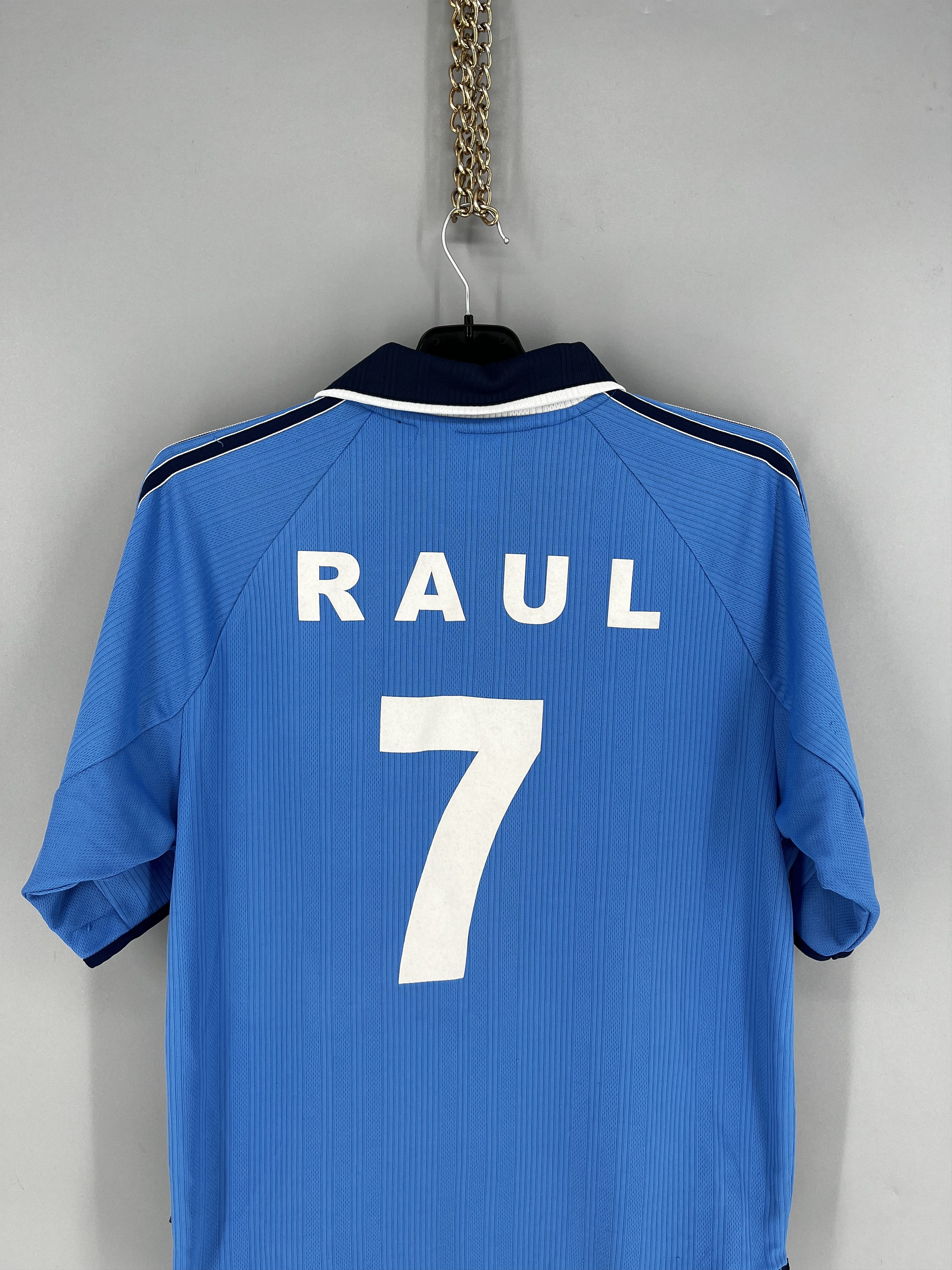 Adidas Vintage Real Madrid Raúl 7 Jersey – 1997/98 Adidas Teka Kit” Size US M / EU 48-50 / 2 - 17 Thumbnail