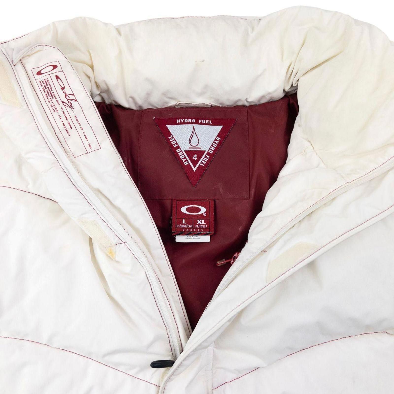 Oakley Vintage Oakley Hydro Fuel Zip Up Puffer Snowboarding Jacket Size US L / EU 52-54 / 3 - 3 Thumbnail