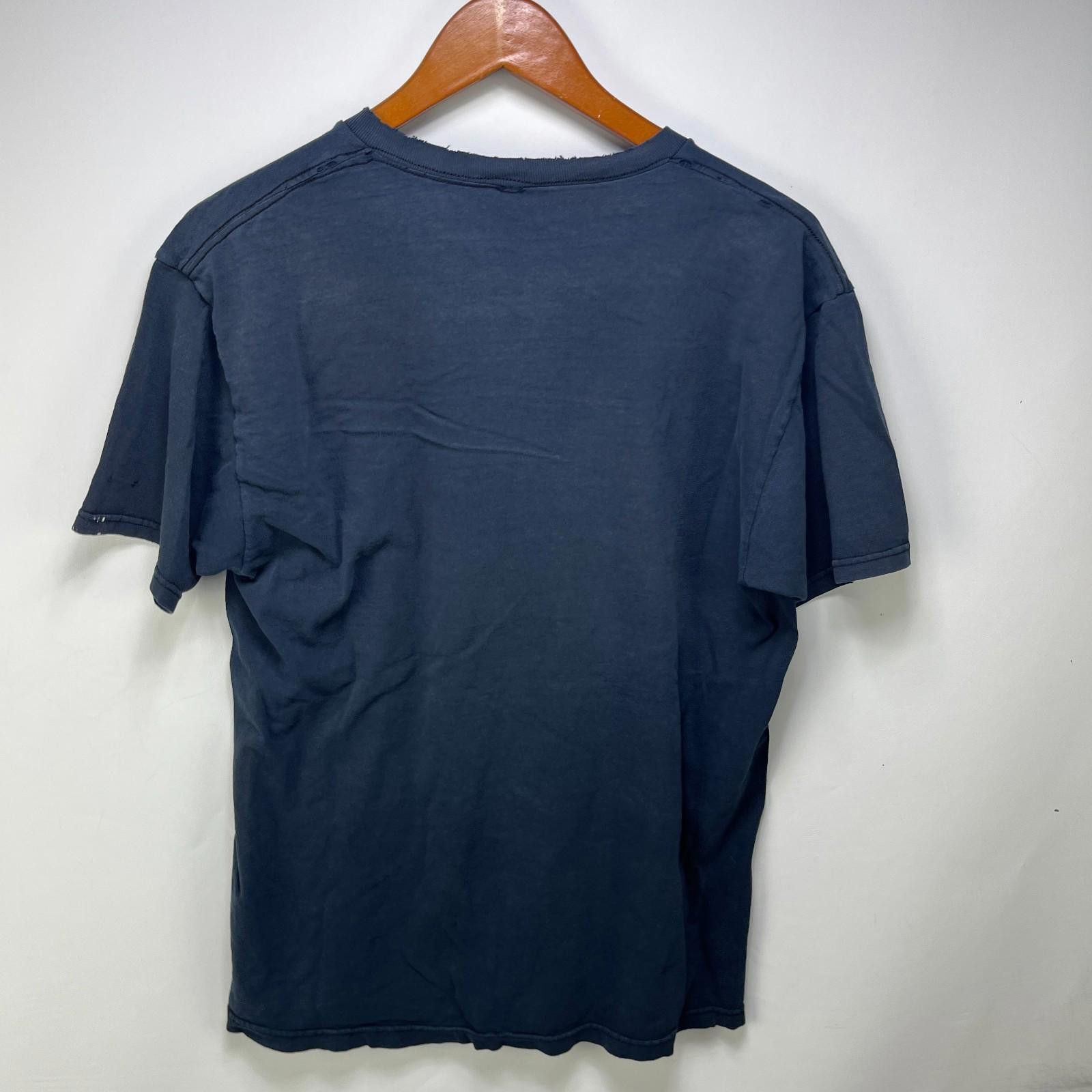 Jordan Brand Vintage 90s Sun Faded Black Skull Halloween T Shirt Large Size US L / EU 52-54 / 3 - 8 Thumbnail