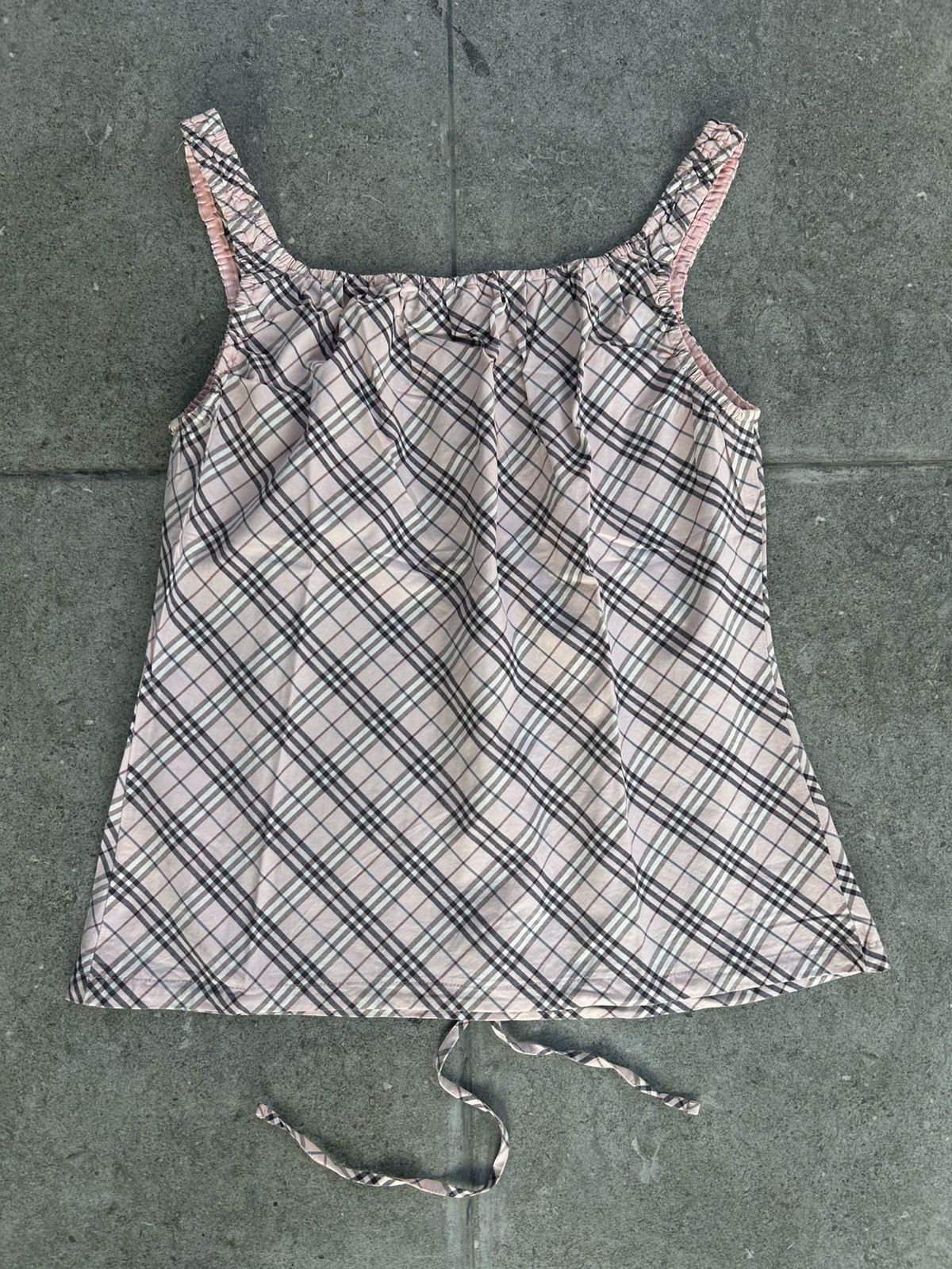 Burberry Vintage Burberry Blue Label Nova Check Camisole Top Size XS / US 0-2 / IT 36-38 - 4 Thumbnail