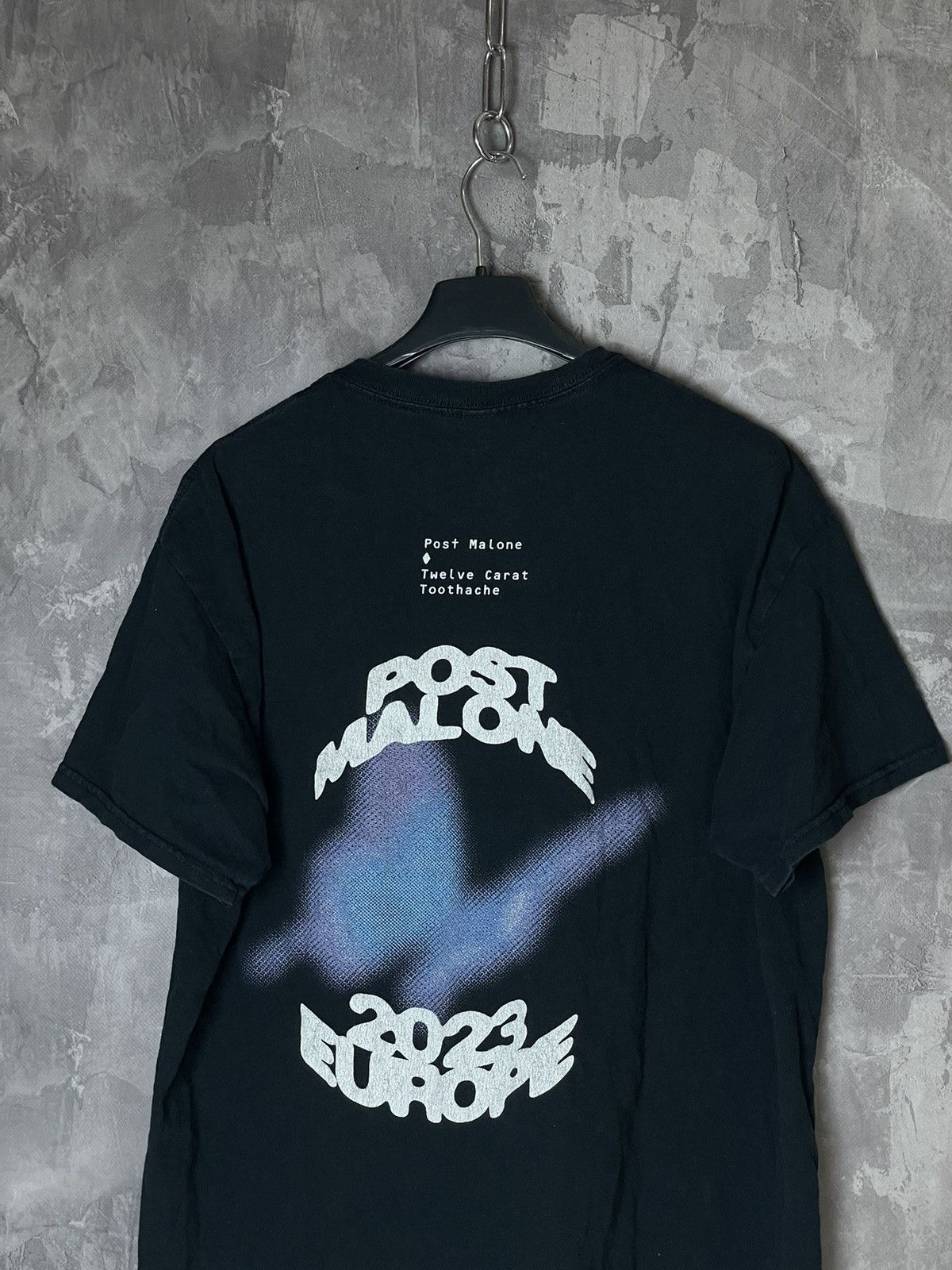Rap Tees Post Malone Twelve Carat 2023 Tour Art Rap T-Shirt Size US L / EU 52-54 / 3 - 3 Thumbnail