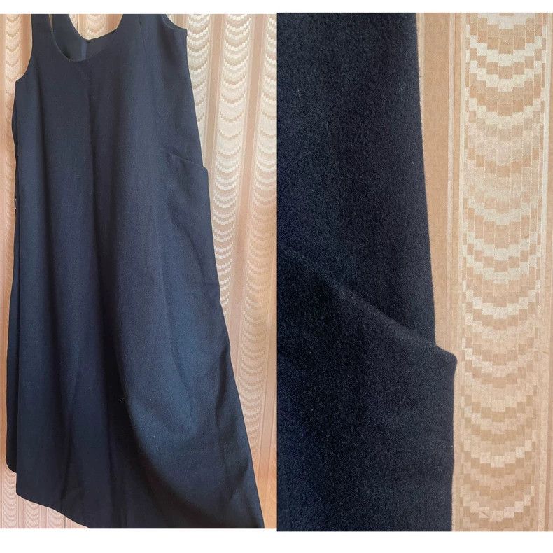 Y's Y's Cyanotic wool dress Size ONE SIZE - 3 Thumbnail