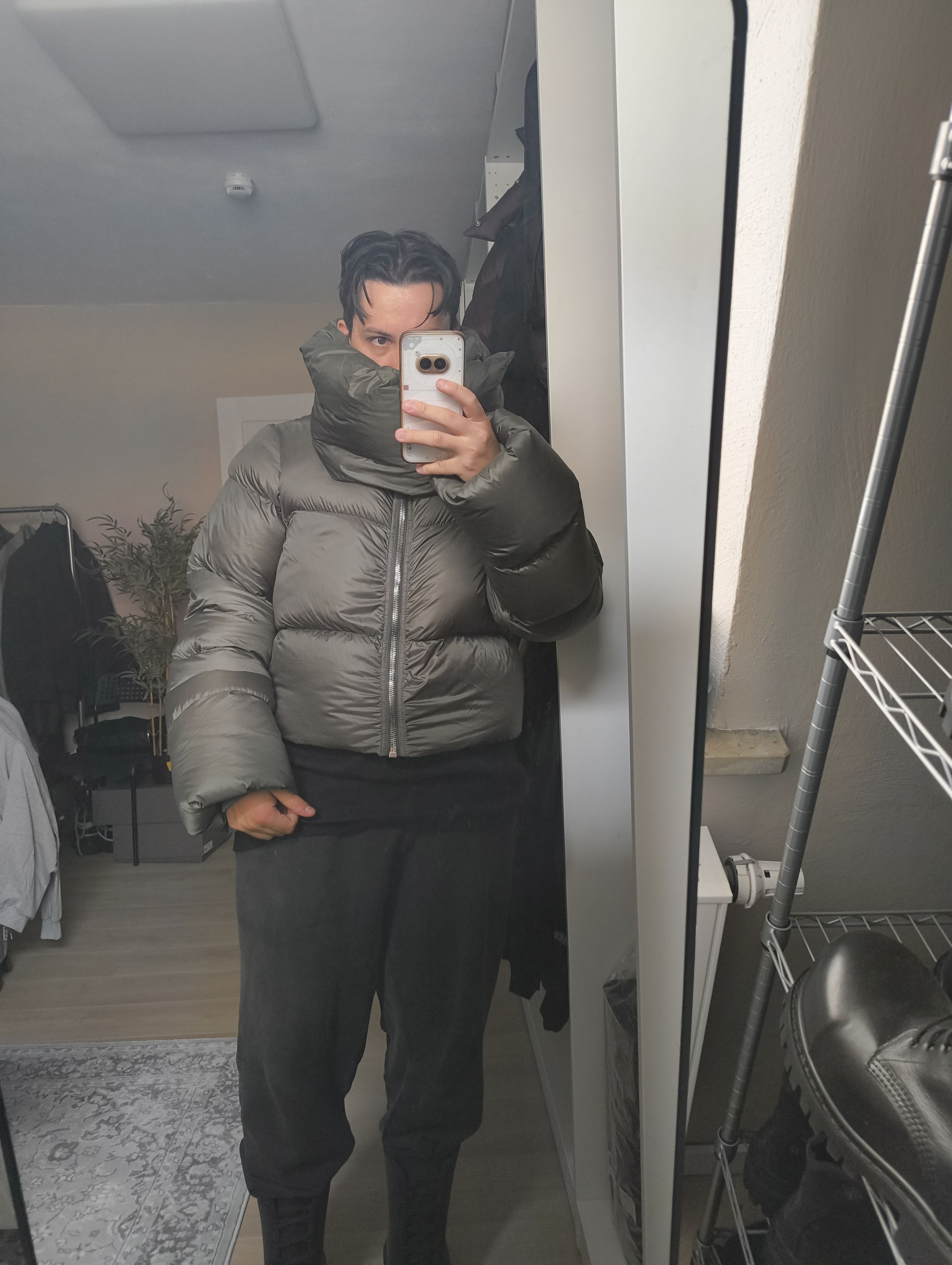 Rick Owens Rick owens green puffer jacket Size XS / US 0-2 / IT 36-38 - 1 Thumbnail