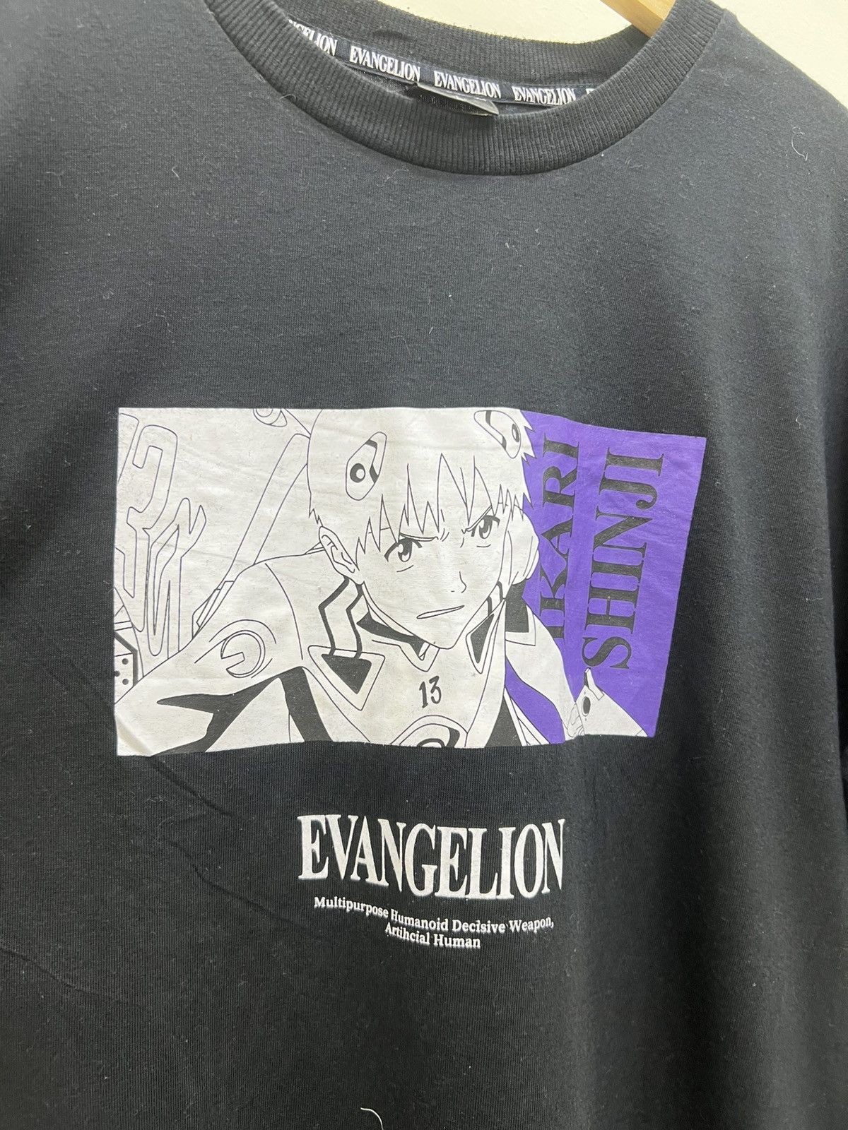 Anime Japan Anime Eva Neon Genesis Evangelion Humanoid Ikari Tee Size US L / EU 52-54 / 3 - 4 Thumbnail