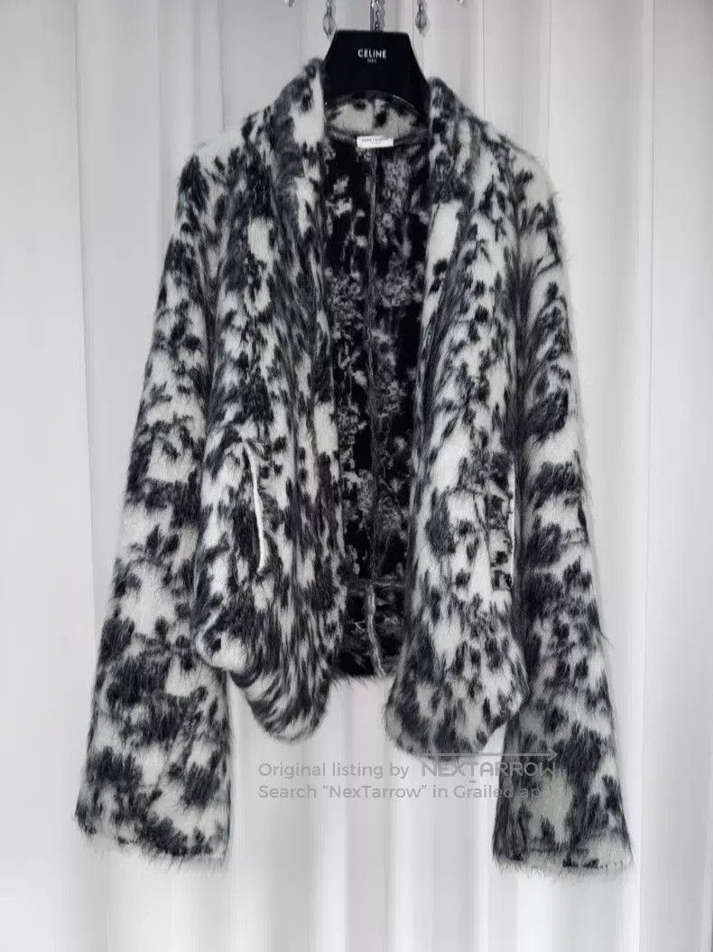 Saint Laurent Paris Saint Laurent Paris Bat Sleeve Printed Cardigan i Size XS / US 0-2 / IT 36-38 - 1 Thumbnail