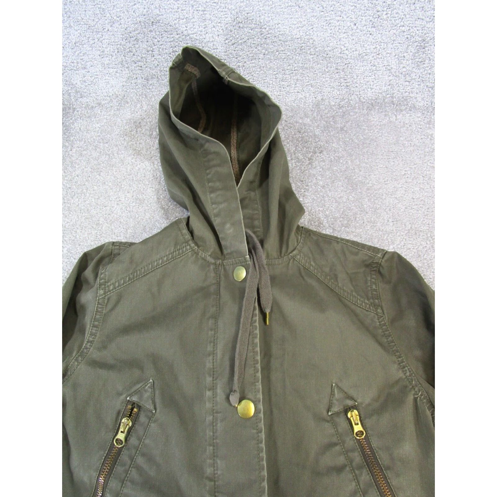 J.Crew J.Crew Womens Cotton Jacket Green Xs Extra Small Size XS / US 0-2 / IT 36-38 - 2 Thumbnail