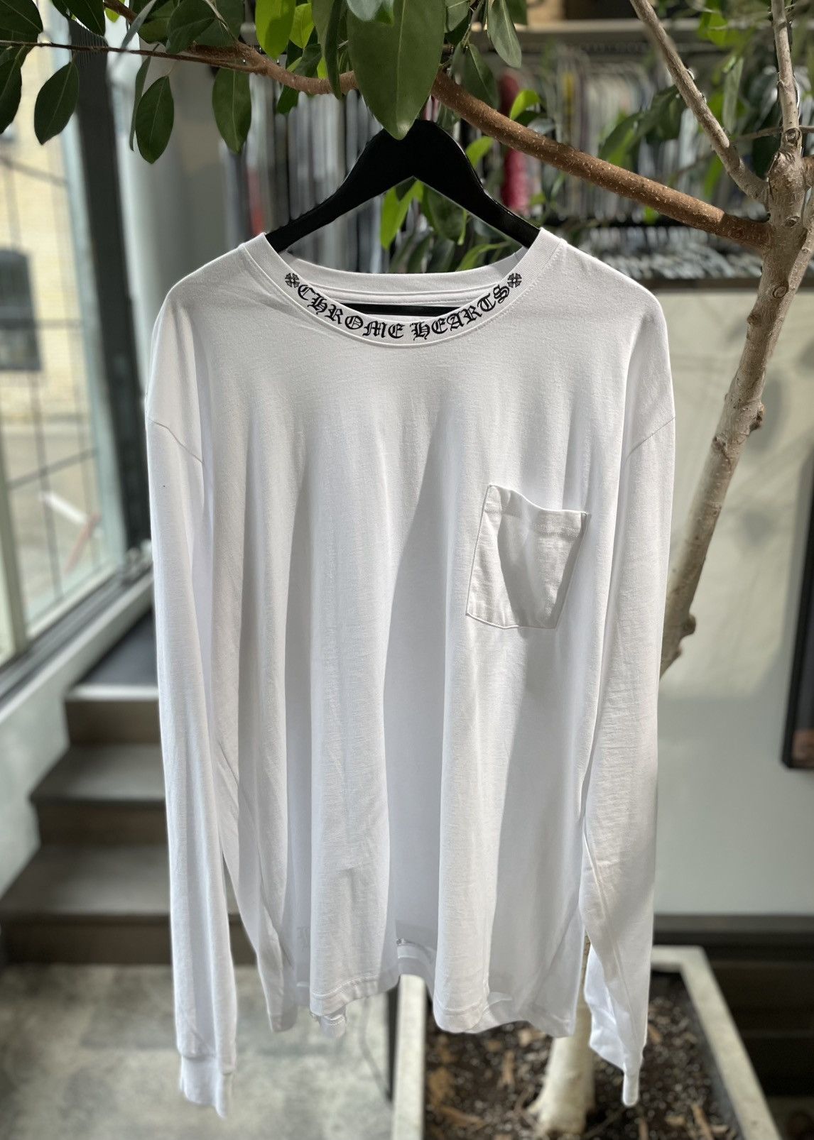 Chrome Hearts Chrome Hearts Neck Logo Longsleeve Size US XXL / EU 58 / 5 - 1 Thumbnail