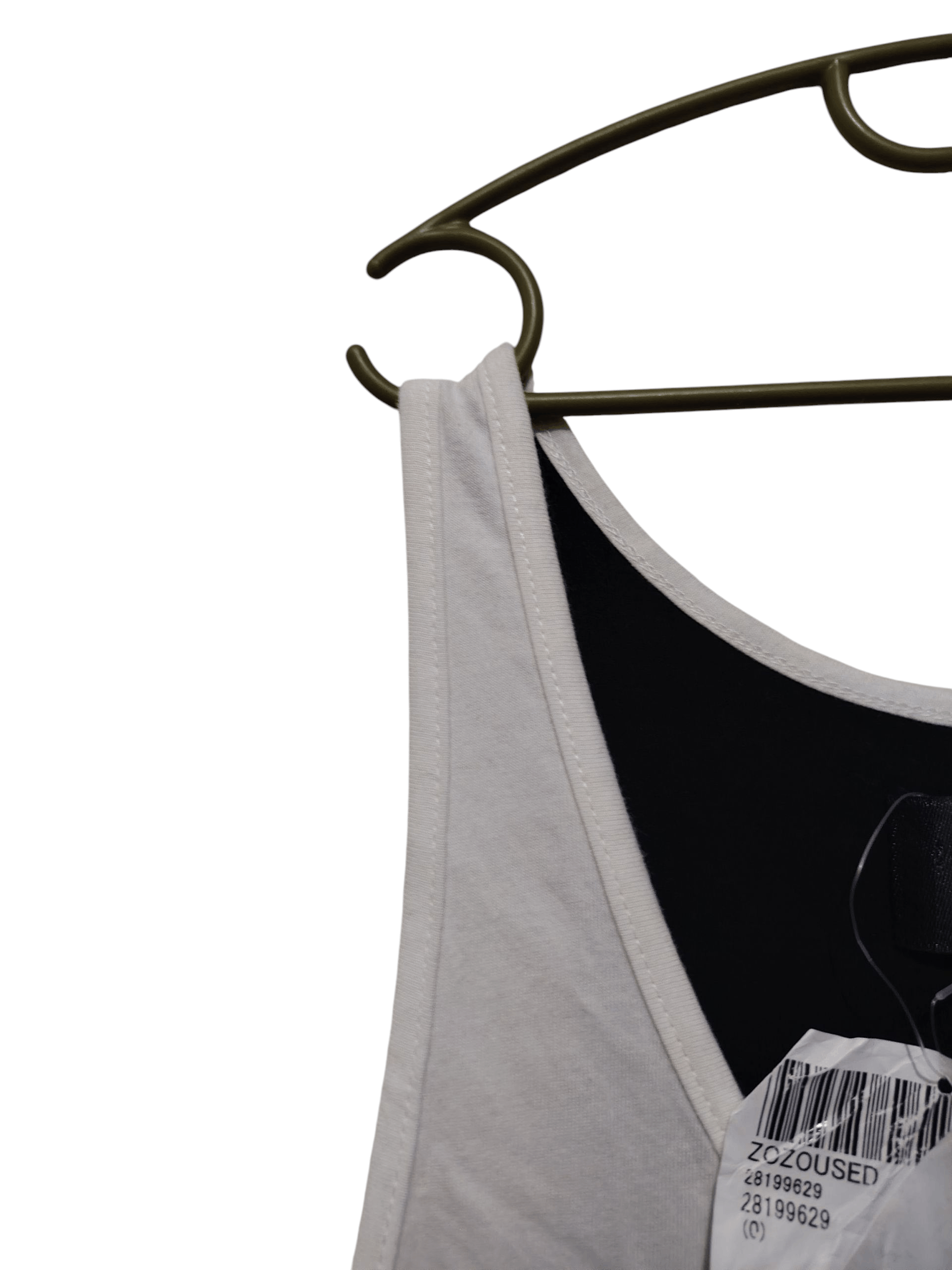 Diet Butcher Slim Skin Japanese Sleeveless Tank Top Rare Connected fabric stitching Size US XS / EU 42 / 0 - 6 Thumbnail