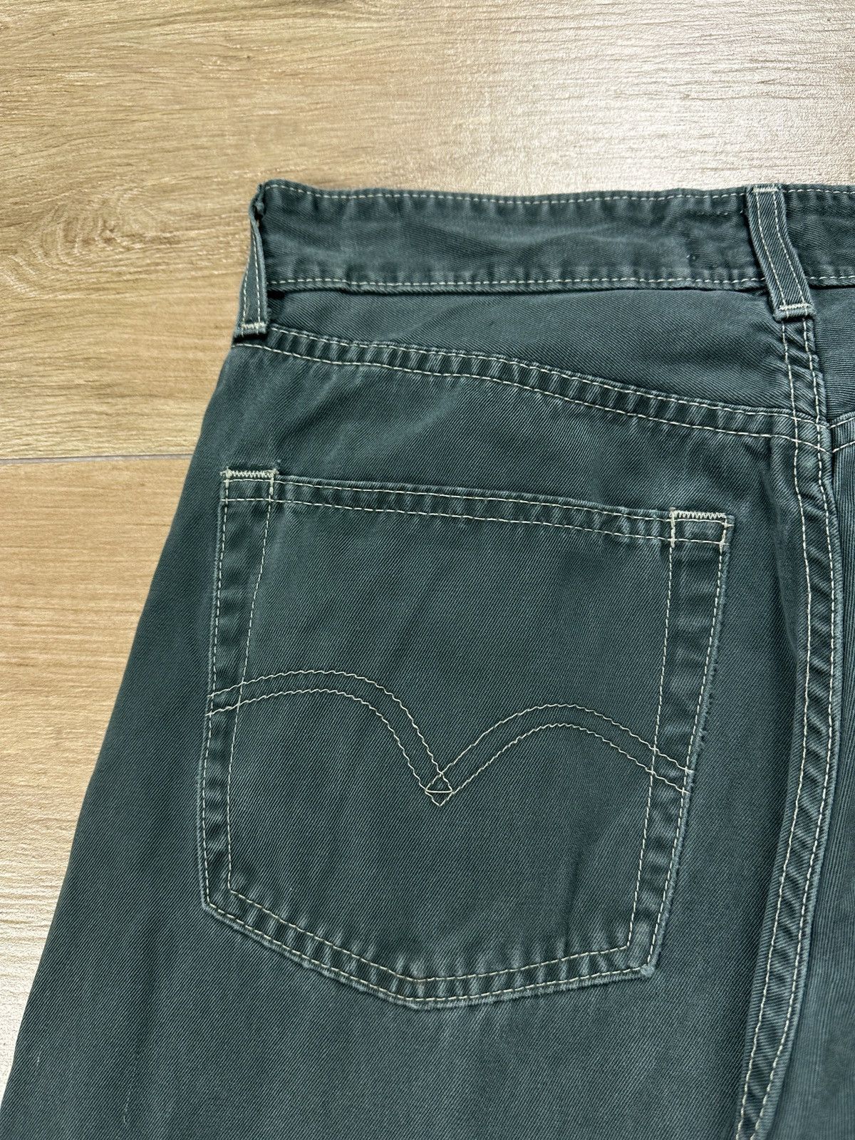 Levi's × Vintage Vintage 90s Levi's 401 Distressed Jeans Size US 32 / EU 48 - 6 Thumbnail