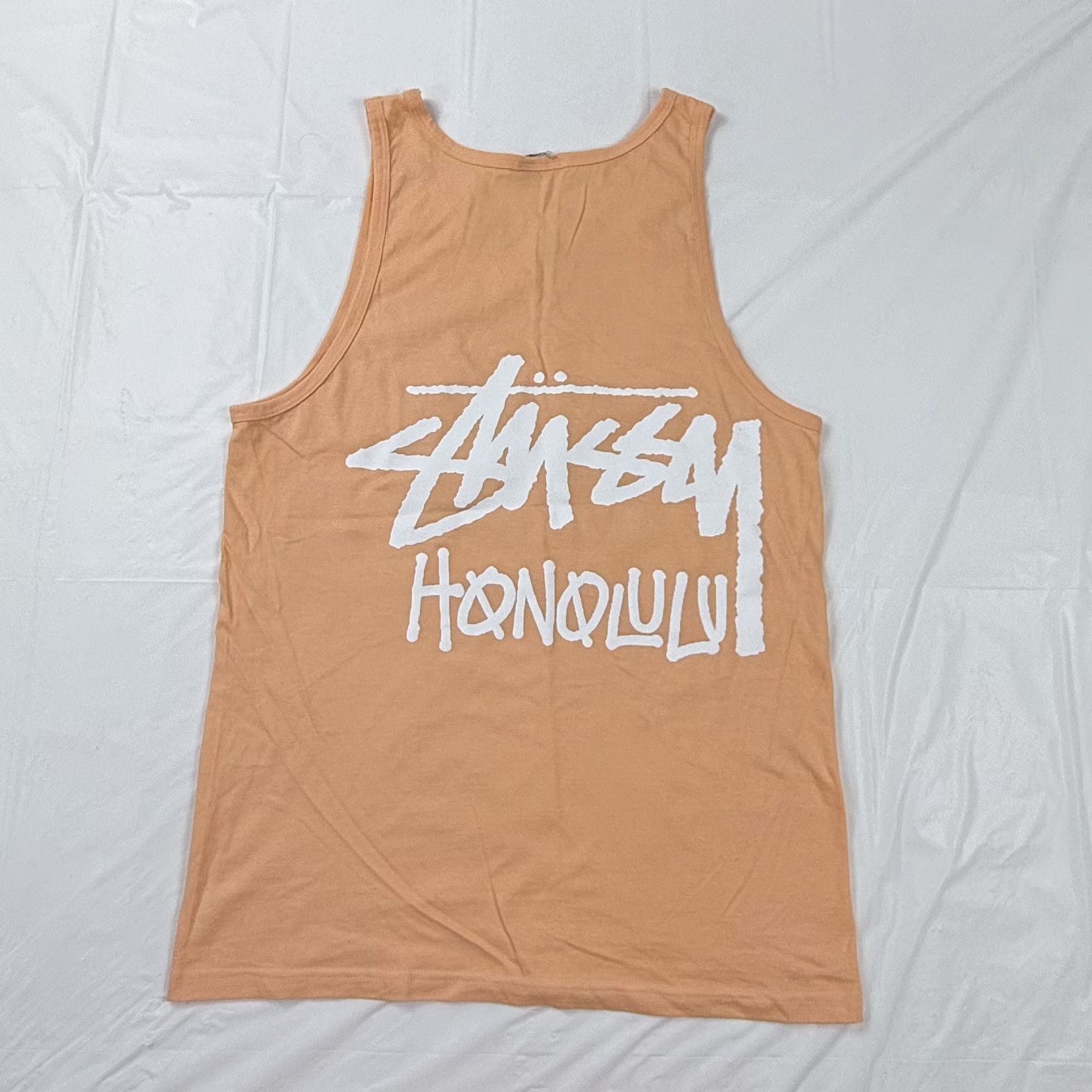Stussy Stussy Honolulu Tank Top Mens Medium Sleeveless Shirt Cotton Size US M / EU 48-50 / 2 - 1 Thumbnail