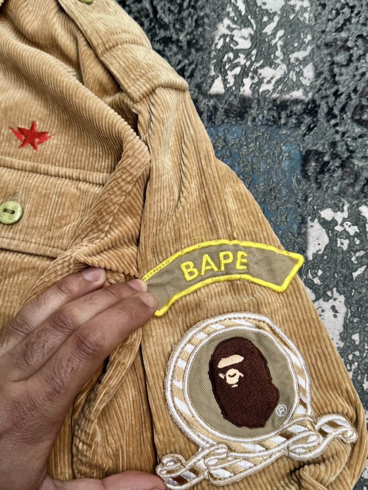 Bape RARE BAPE CORDUROY MILITARY SHACKET Size US M / EU 48-50 / 2 - 10 Thumbnail