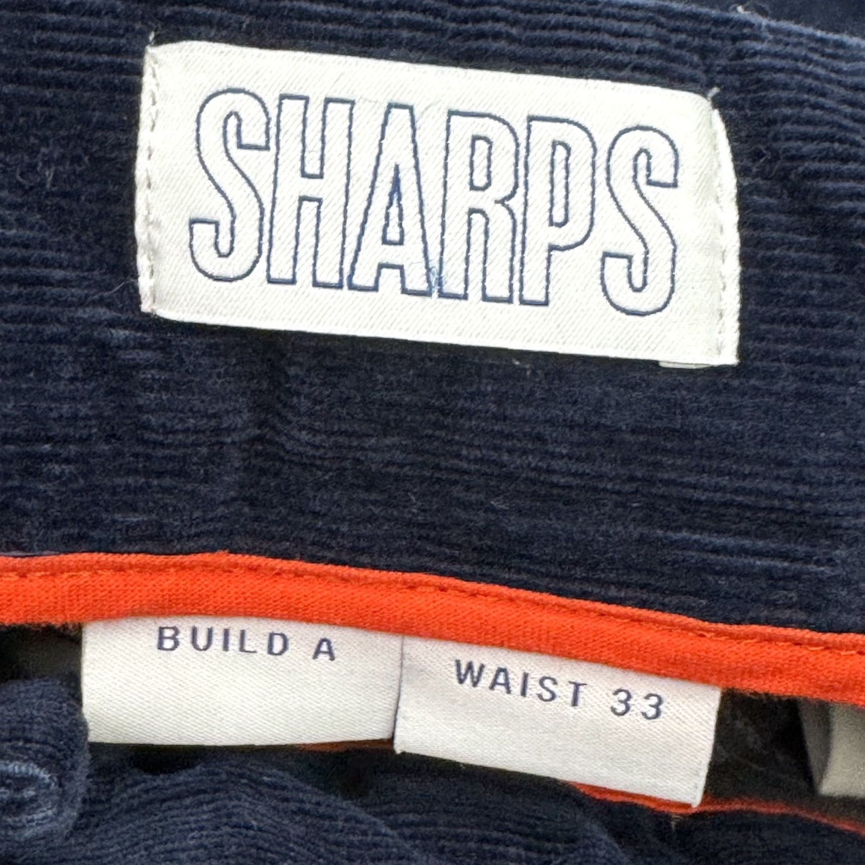 Vintage Spoke Pants Mens 33x30 Blue Corduroy Sharps Build A Office Work Stretch Dress Pants Size US 30 / EU 46 - 6 Thumbnail