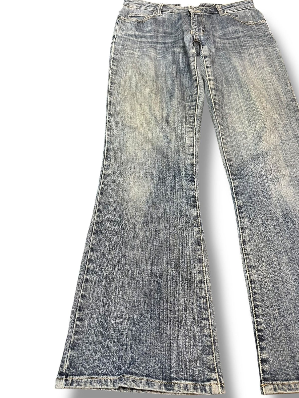 Japanese Brand Vintage Oririn Flare Bootcut Faded Denim Size US 30 / EU 46 - 3 Thumbnail