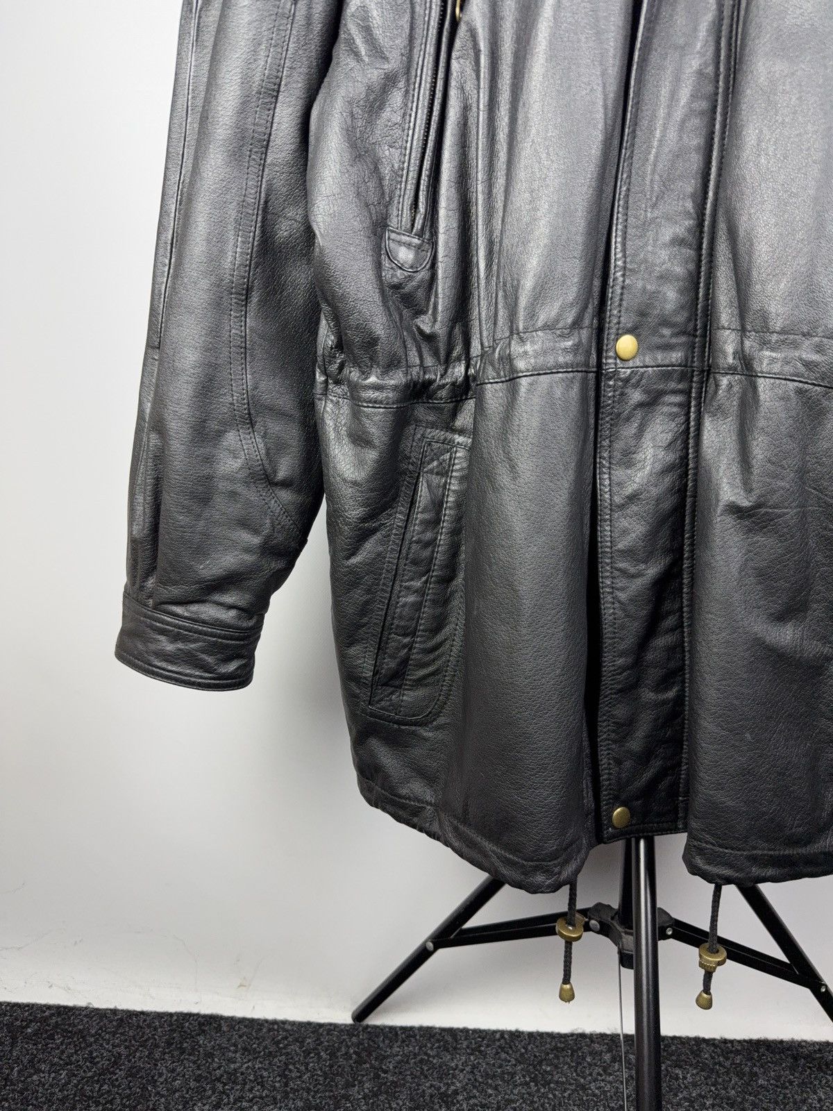 Vintage Vintage 90s Avant Garde Leather Biker MOTO Y2K Jacket Size US M / EU 48-50 / 2 - 3 Thumbnail
