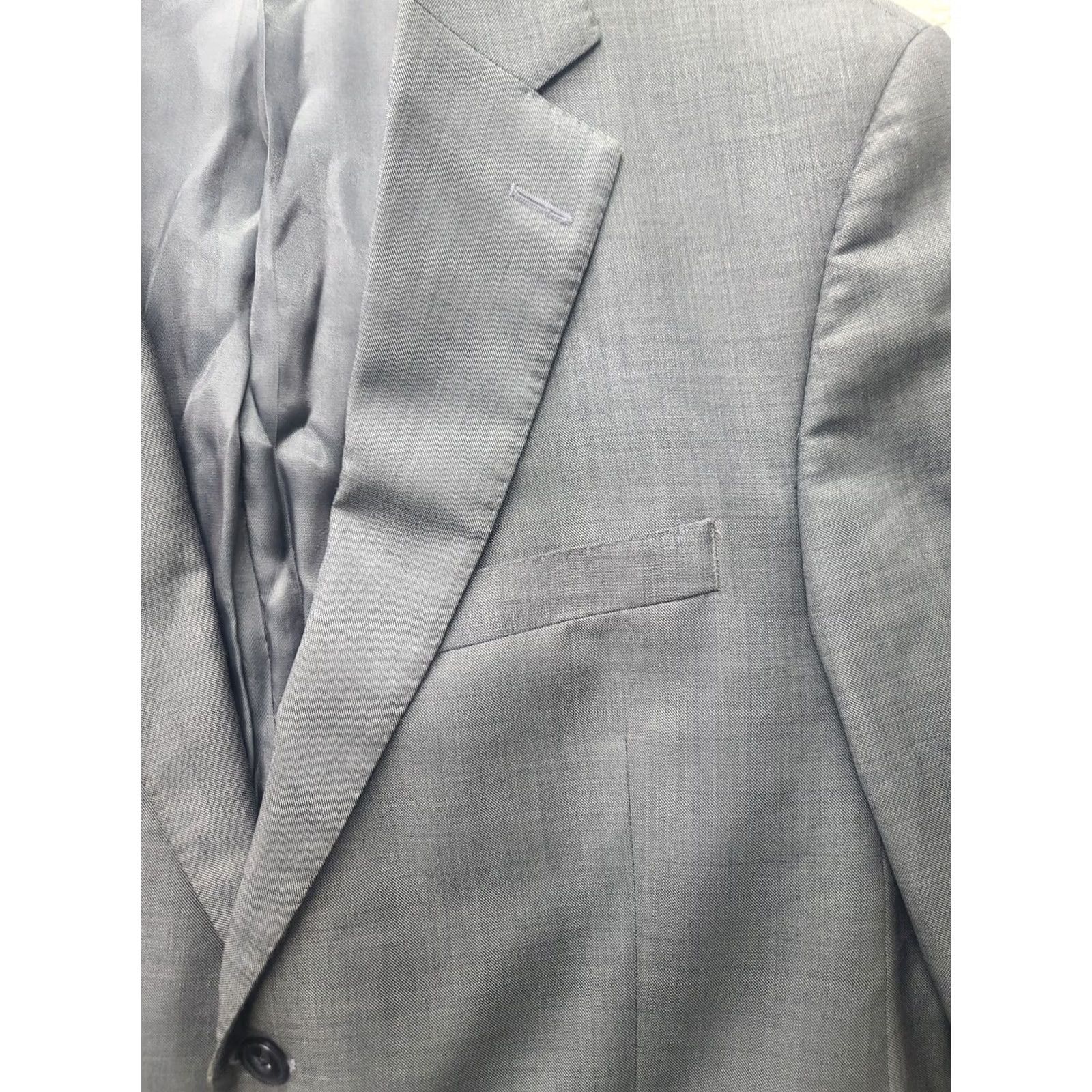 Peter Millar Peter Millar Sport Coat Mens 42S Wool Tweed 2 Button Notch Lapel Double-Vented Gray Regular Jacket Front Button: Two-Button? Size US XS / EU 42 / 0 - 7 Thumbnail