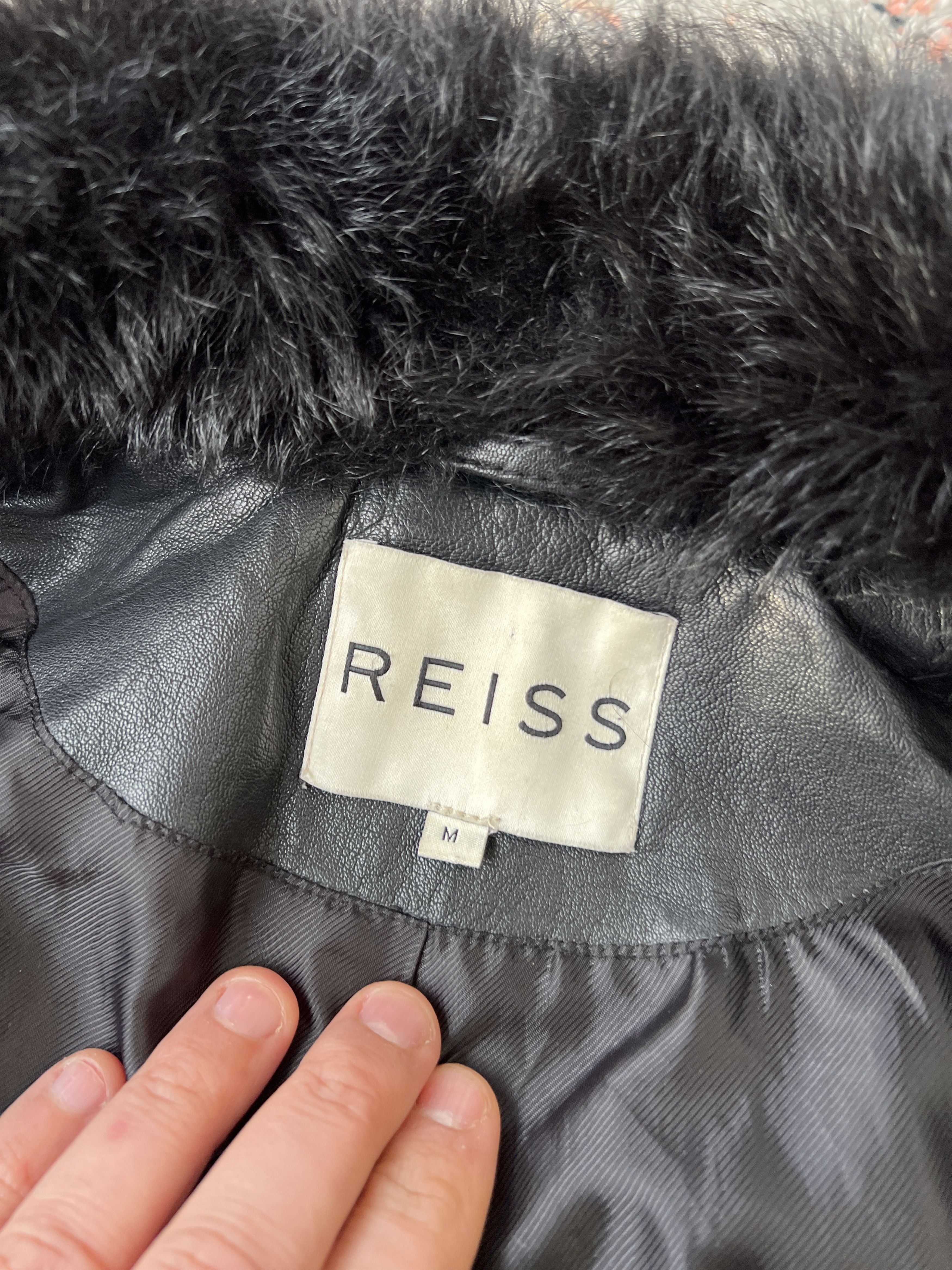 Reiss Reiss Leather Jacket Size M / US 6-8 / IT 42-44 - 3 Thumbnail