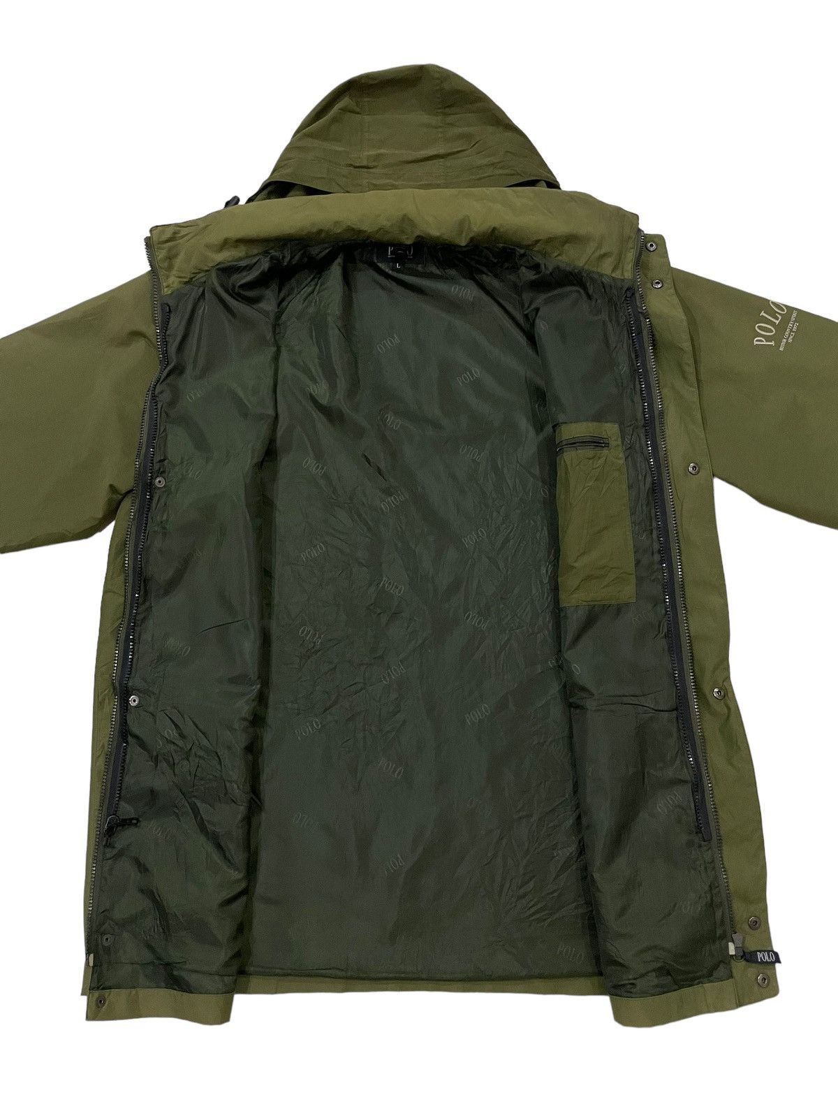 Polo Ralph Lauren × RRL Ralph Lauren Vintage Y2k POLO Ralph Lauren Multi-Pocket Parka Jacket Size US L / EU 52-54 / 3 - 22 Thumbnail