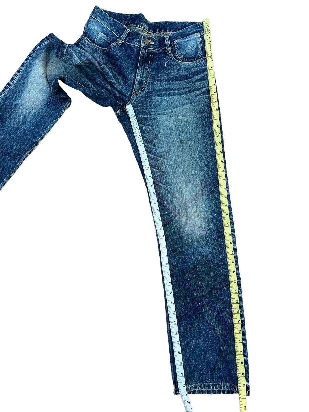 Vintage Vintage Ozone Rocks Japan Graffiti Art Denim Jeans Size US 30 / EU 46 - 5 Thumbnail