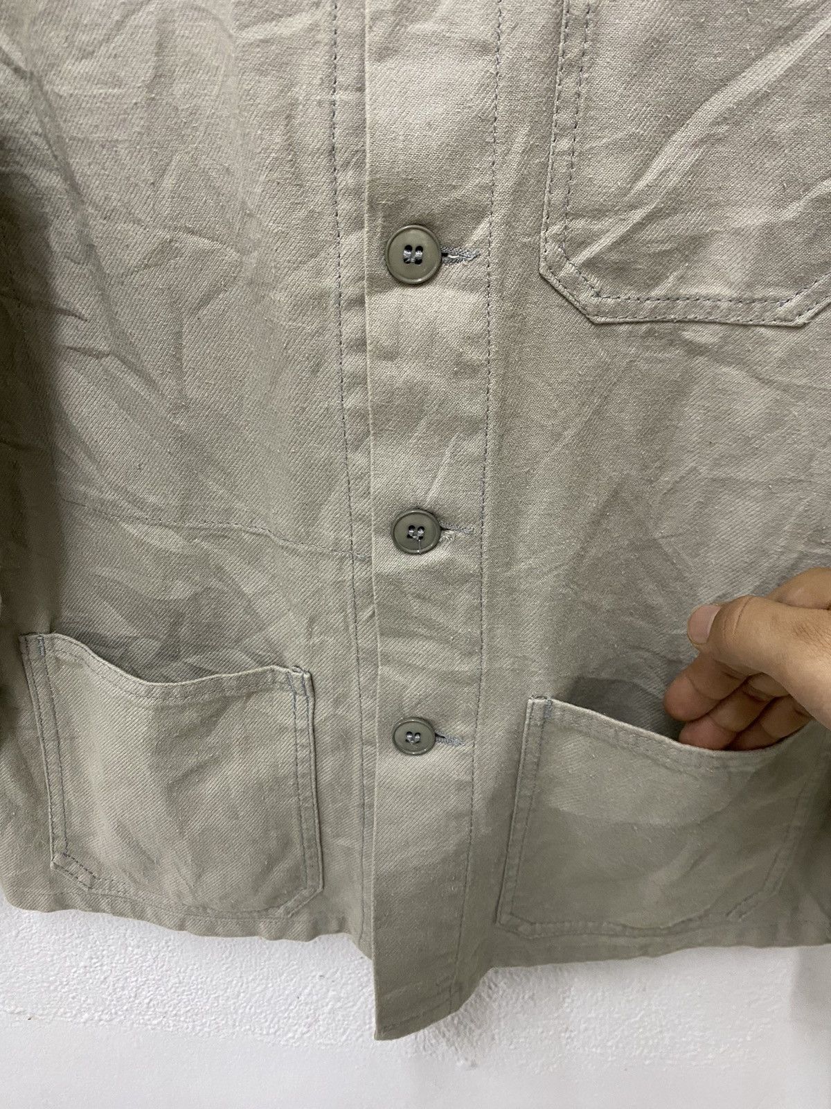 Issey Miyake Zucca Travail Button Chore Jacket Size US S / EU 44-46 / 1 - 9 Thumbnail