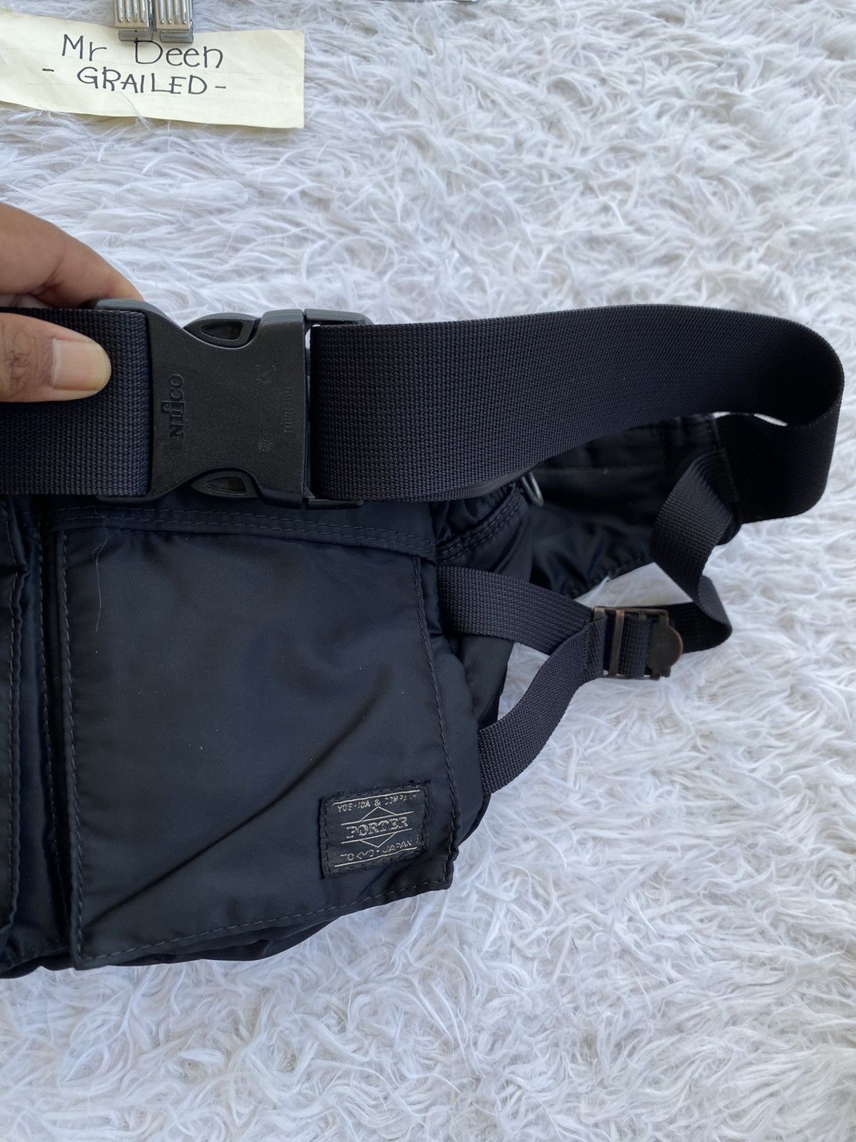 Porter Rare Yoshida PORTER Tanker Nylon Black Waist Bag Size ONE SIZE - 10 Thumbnail
