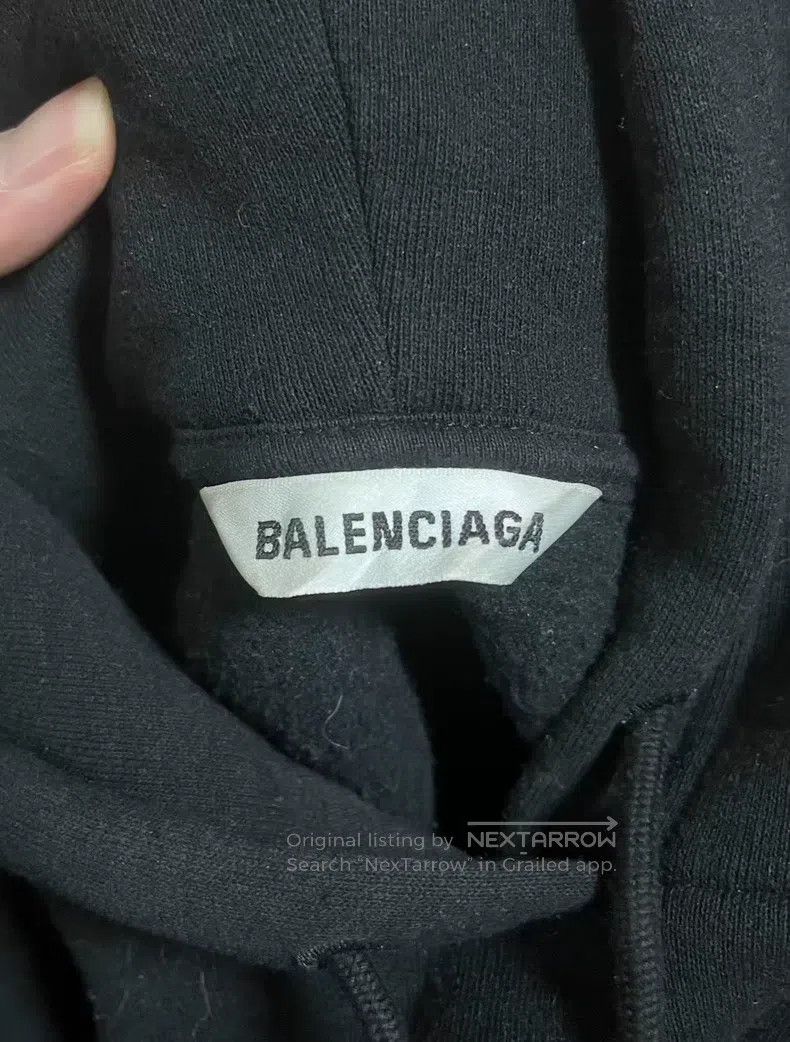 Balenciaga Balenciaga Seven languages hooded sweatshirt, size XS Size US XS / EU 42 / 0 - 4 Thumbnail