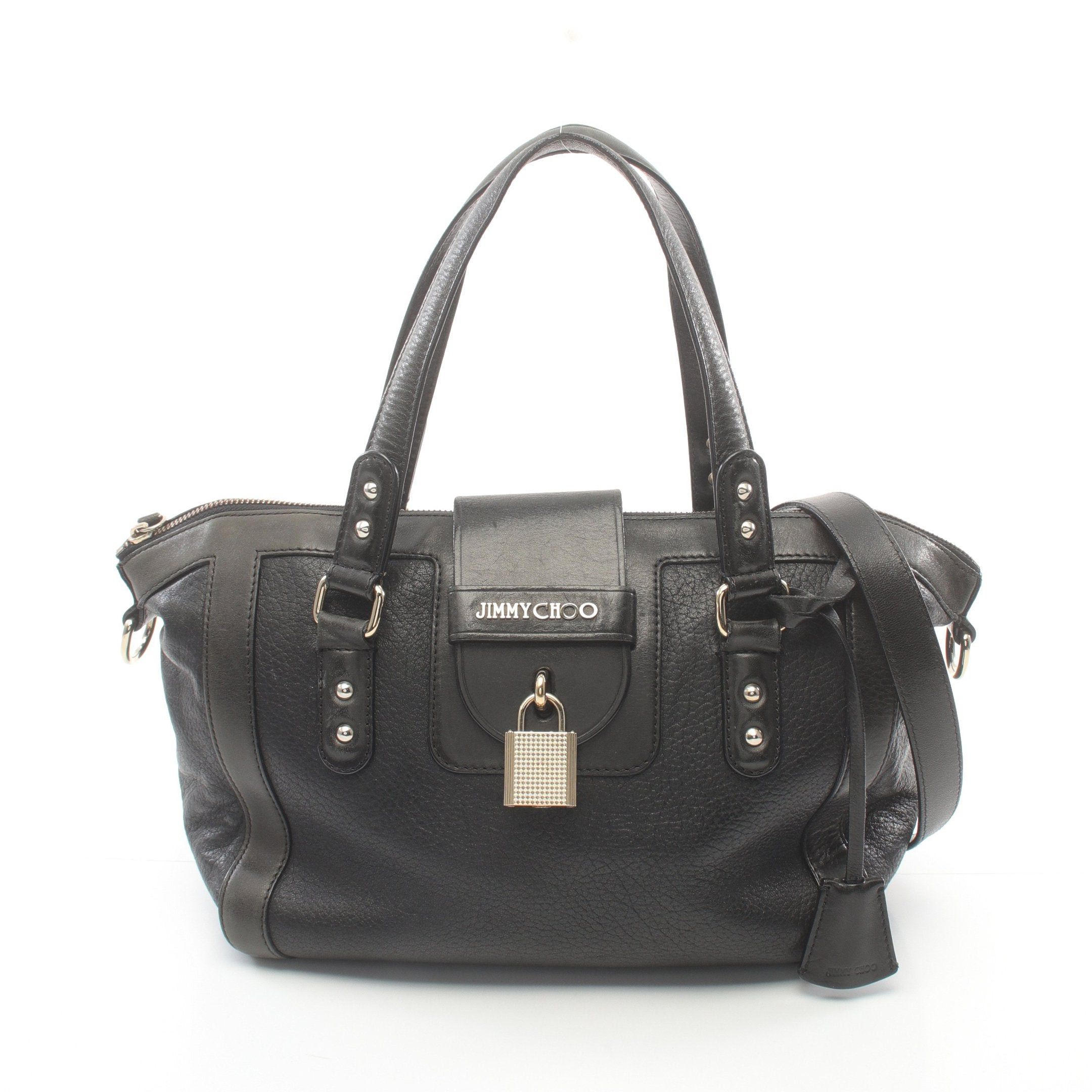 Jimmy Choo Jimmy Choo Handbag Leather Black Size ONE SIZE - 1 Thumbnail