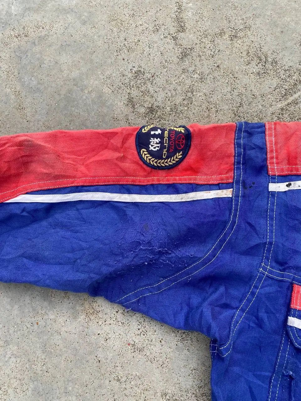 Nissan 🔥Trashed 90s Distressed DESTROYED Toyota PATCHED Coverall Size US L / EU 52-54 / 3 - 8 Thumbnail