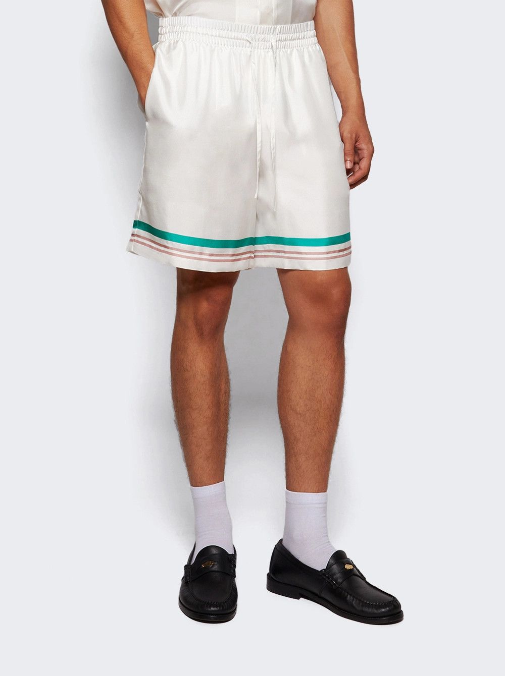 Casablanca os11x0326 Drawstring Shorts in Multicolor Size US 30 / EU 46 - 2 Thumbnail