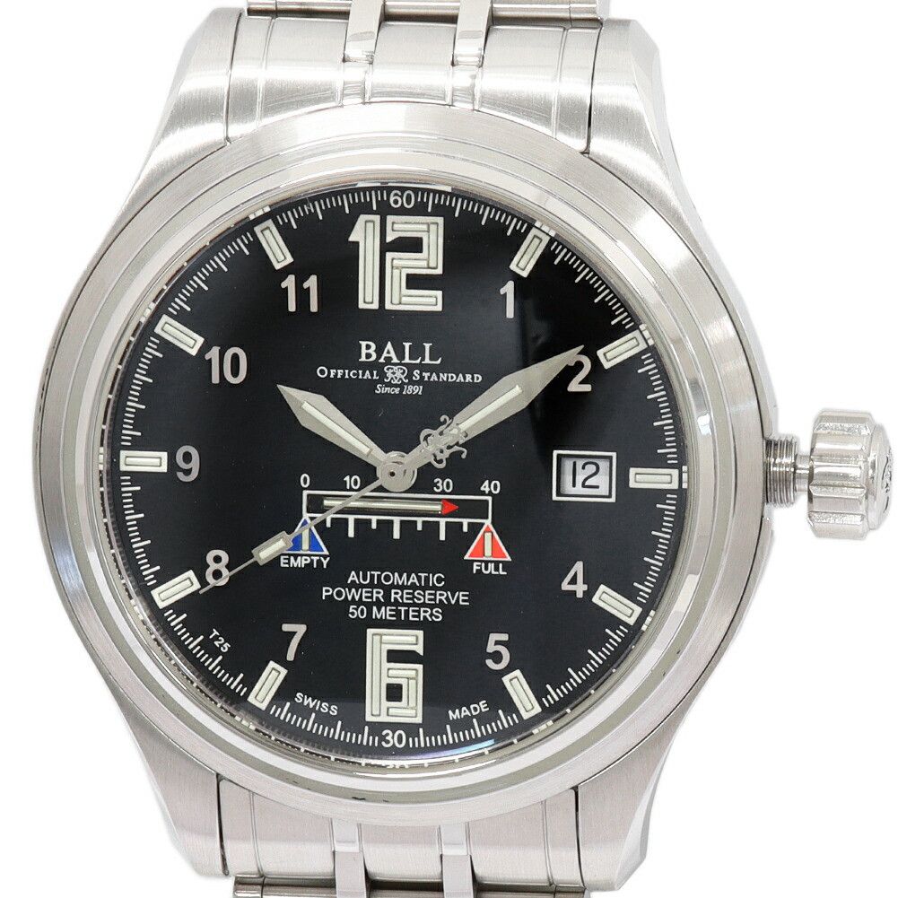 Other BALL BALL WATCH Trainmaster Stainless Steel Watch Metal Automatic NM1056D-SAJ-BK DUTY FREE for USA Size ONE SIZE - 1 Thumbnail