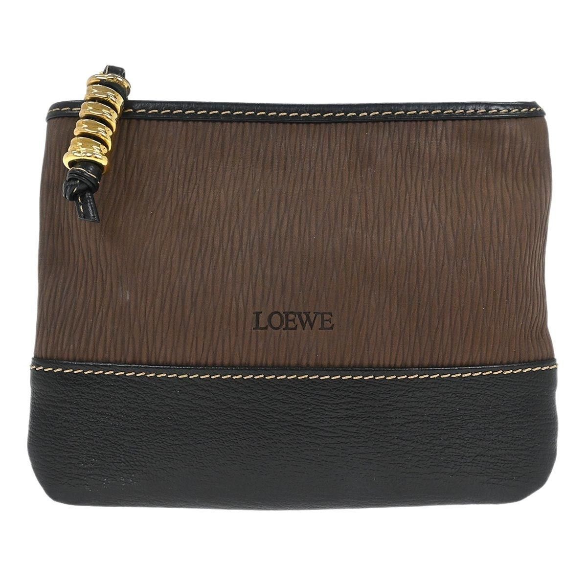 Loewe Loewe Velazquez Clutch Bag Leather Size ONE SIZE - 1 Thumbnail